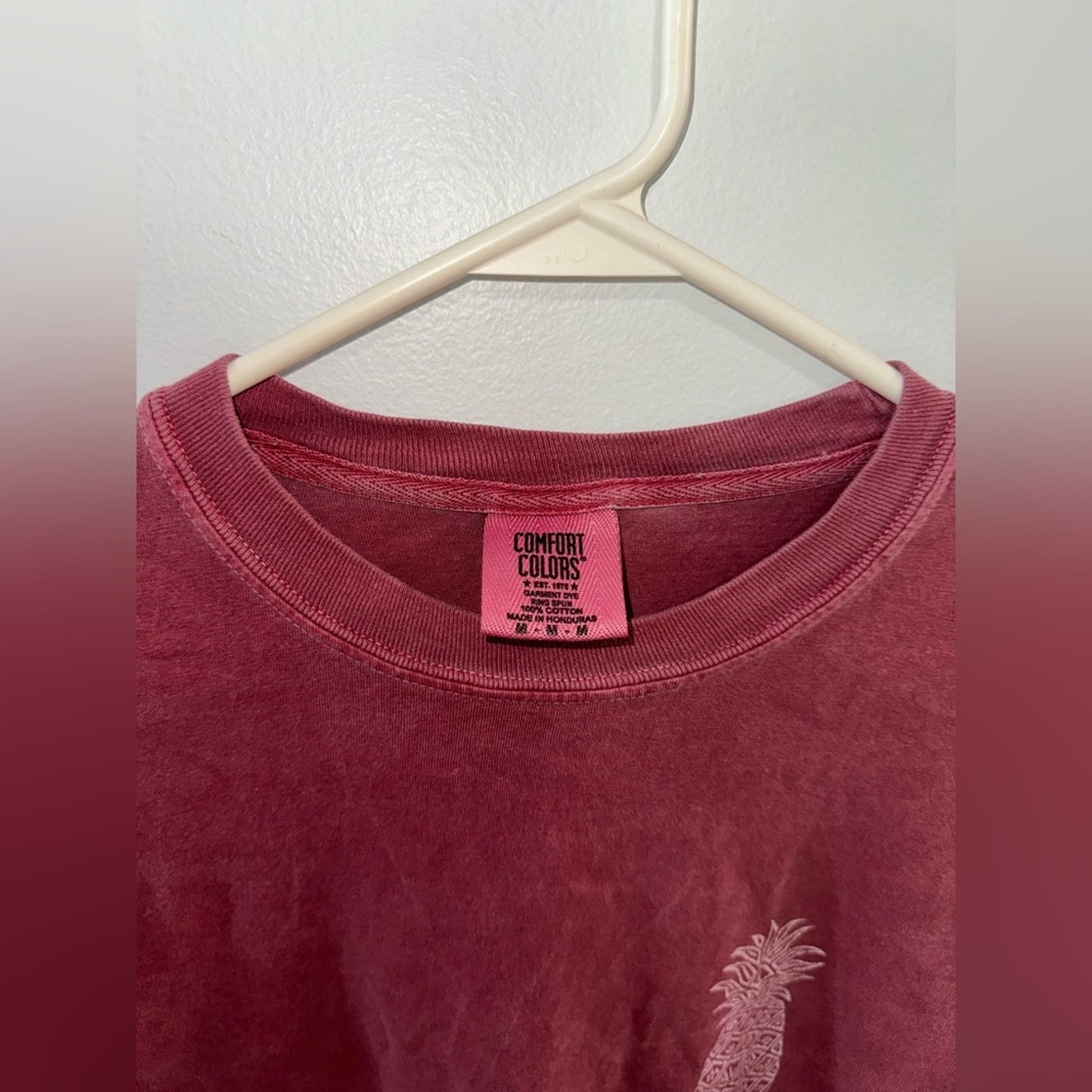 MD Unisex Malibu’s Surf Shop Ocean City, MD Red Long Sleeve Graphic Shirt
