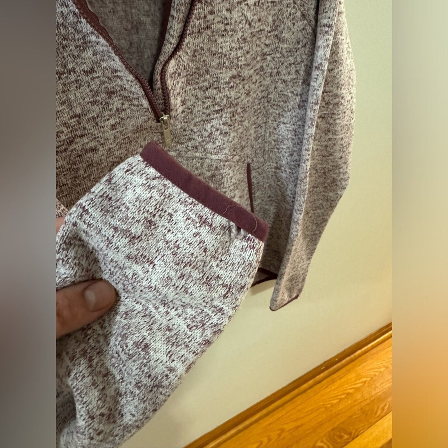 Pre-Owned MD Kyodan Outdoor Maroon Quarter Zip Jacket