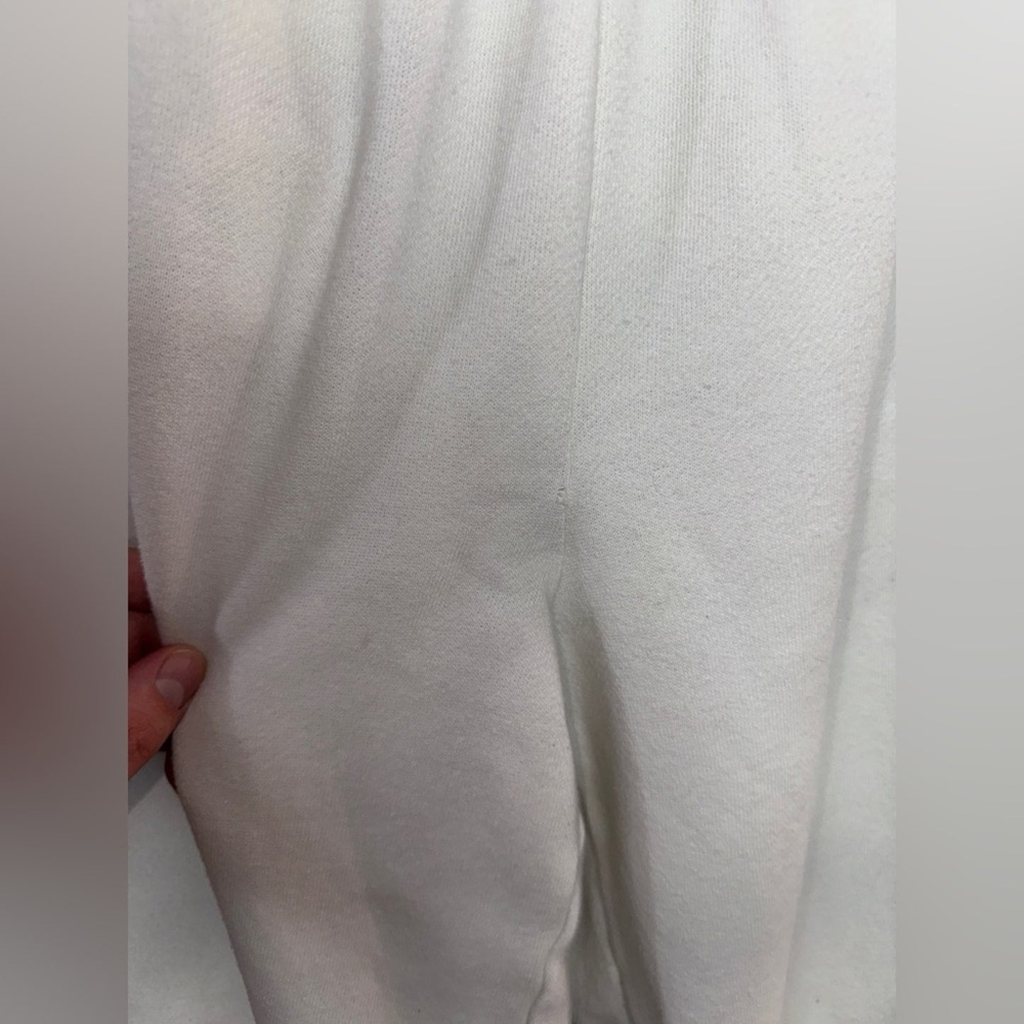 Pre-Owned LG Aerie White Crochet Sweatpants