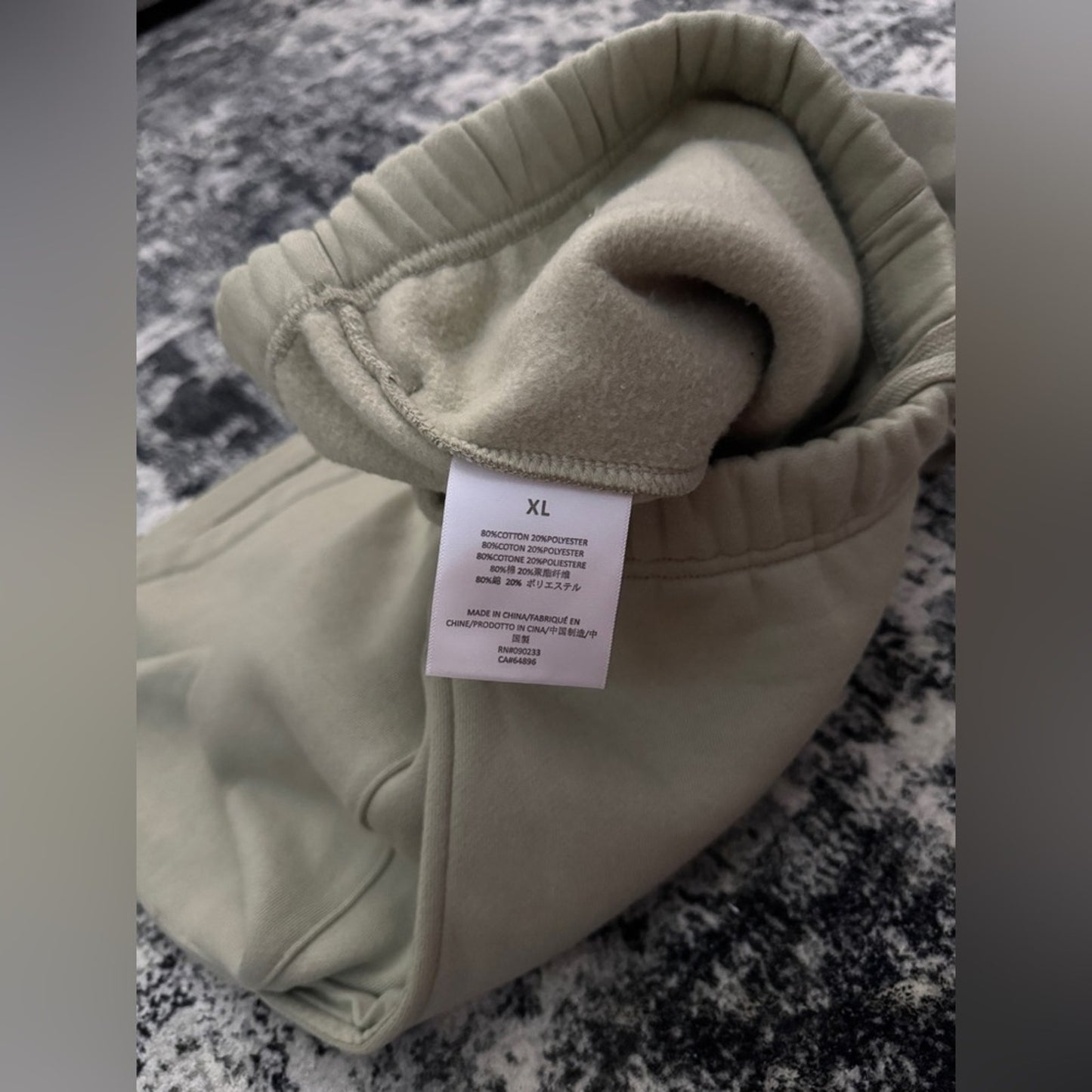 Pre-Owned XL Fear of God Essentials Seafoam Sweatshorts