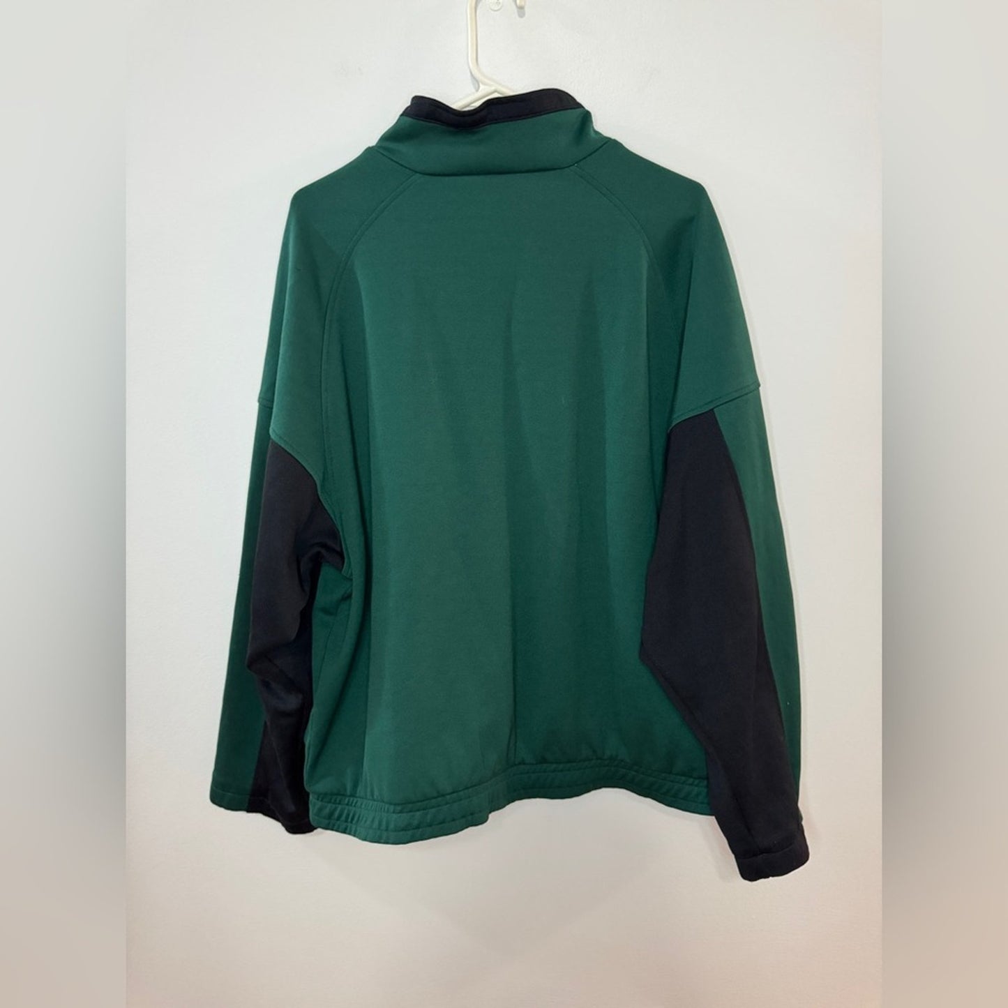 Pre-Owned XL Nike Vintage Dark Green and Black Zip Up Heavyweight Jacket