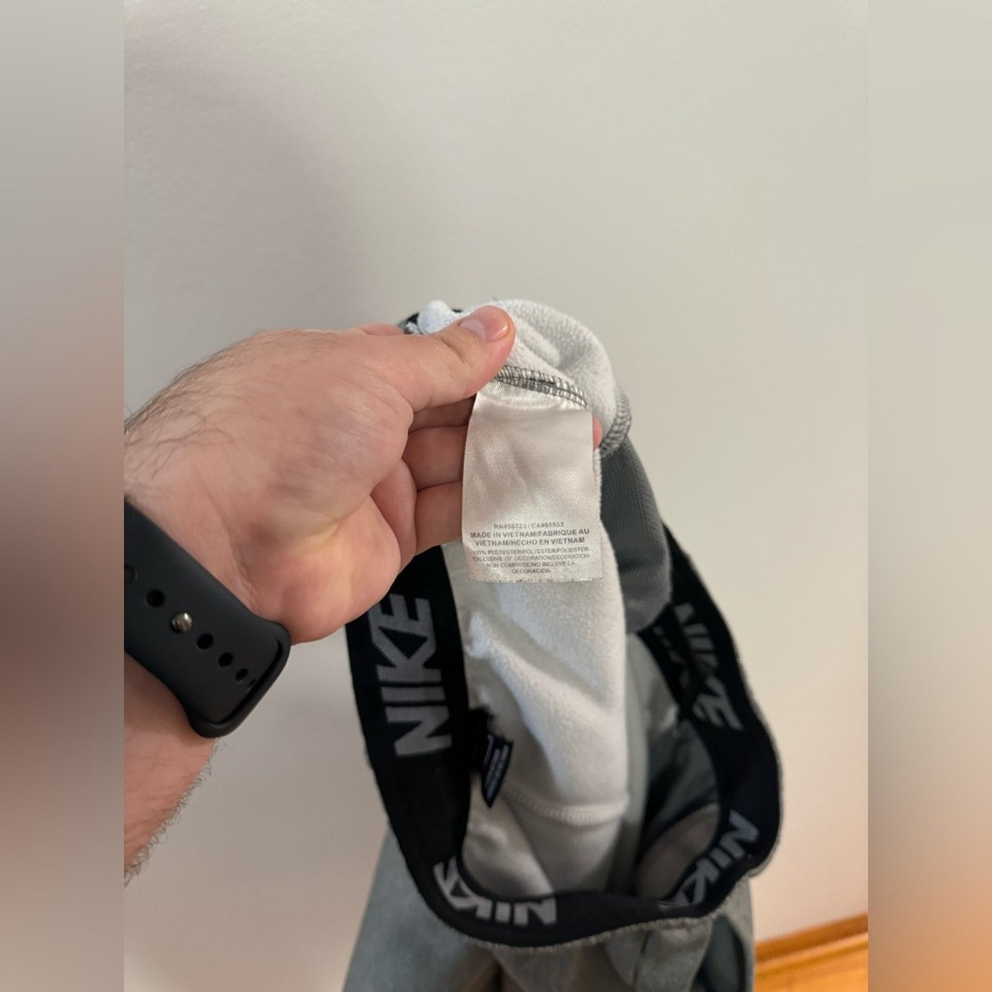 Pre-Owned MD Nike Dri-Fit Grey Logo Joggers