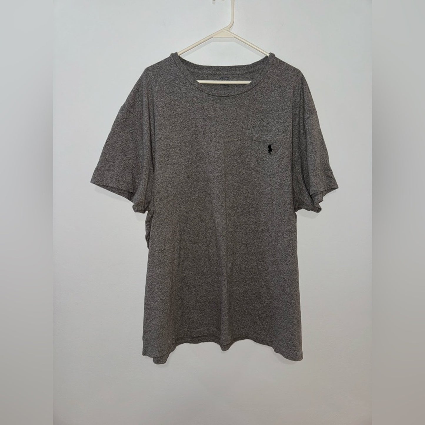 Pre-Owned XXL Polo Ralph Lauren Grey Classic Fit Pocket T-Shirt