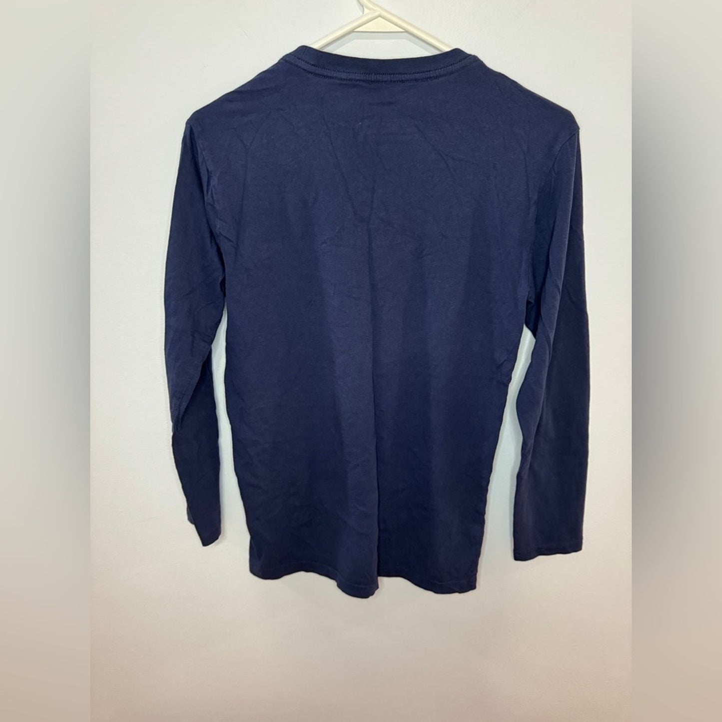 Pre-Owned LG 16/18 Boys Tommy Hilfiger Navy Long Sleeve Shirt