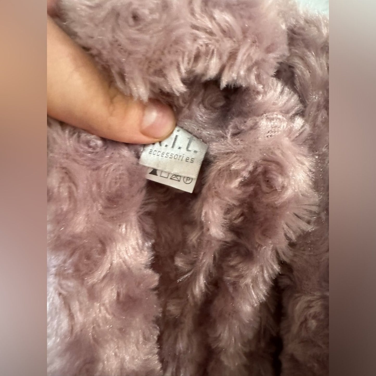 Pre-Owned K.I.T. Pink Swirl Scarf