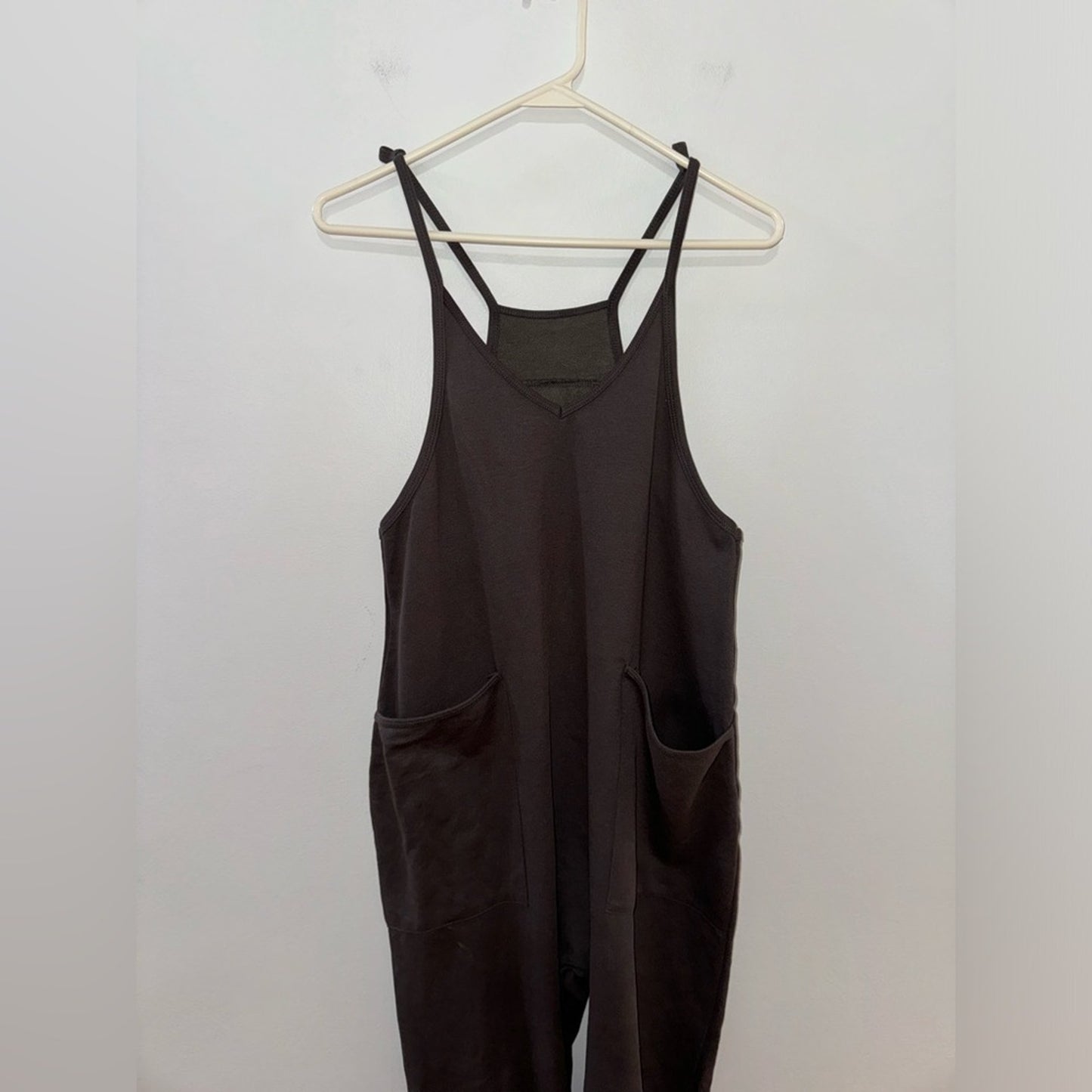 Pre-Owned SM Unbranded Dark Grey Zipper Jumpsuit