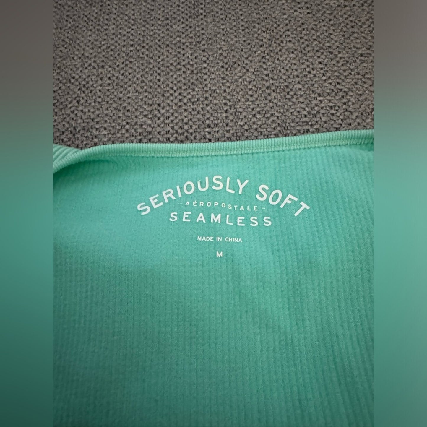 Pre-Owned MD Aeropostale Green Seriously Soft Tank Top