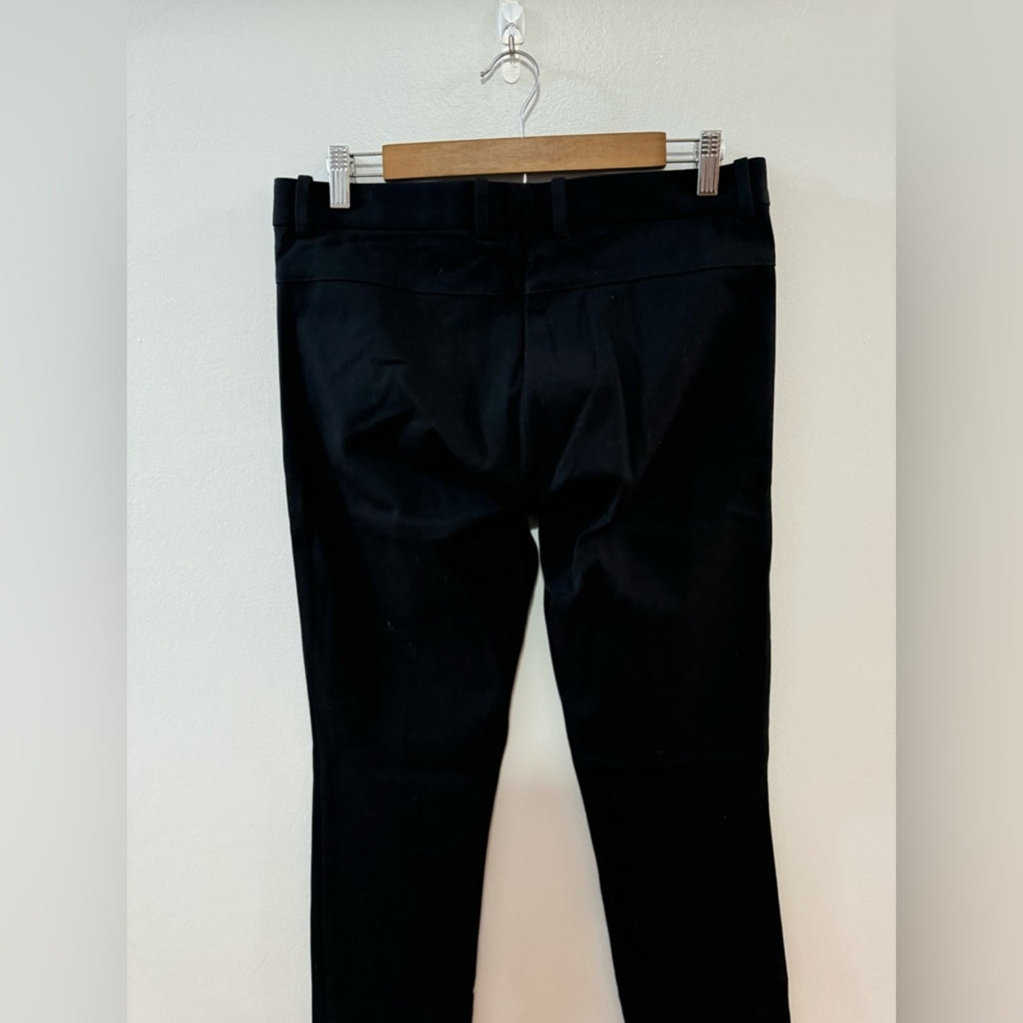 Pre-Owned Size 8 Regular Gap Black Stove Pipe Dress Pants