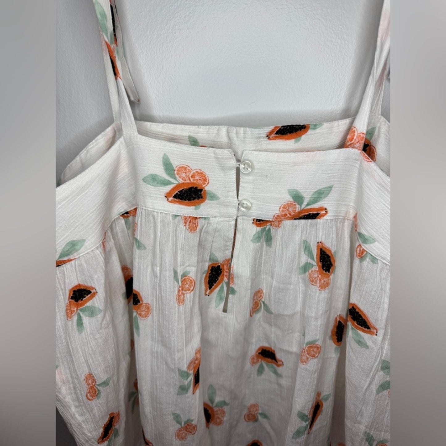 NWT MD LOFT Beach White Tie Top Dress