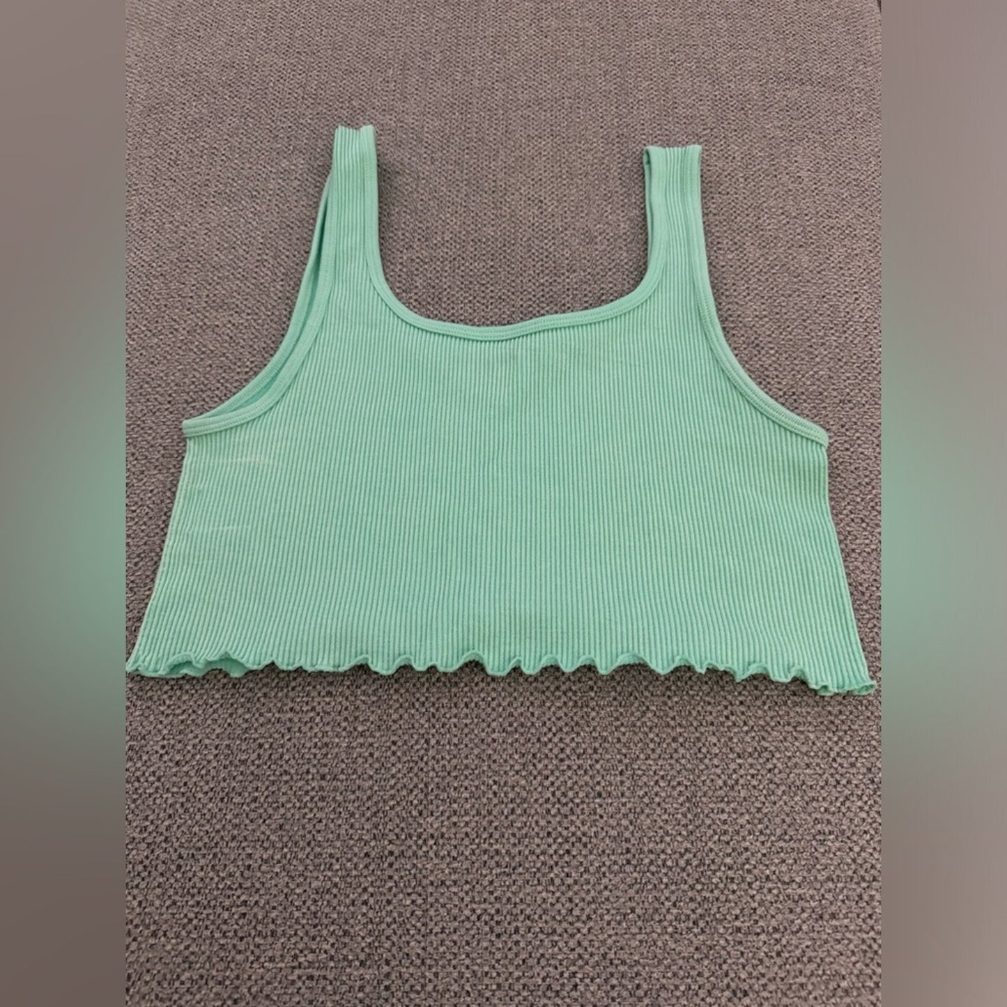 Pre-Owned MD Aeropostale Green Seriously Soft Tank Top