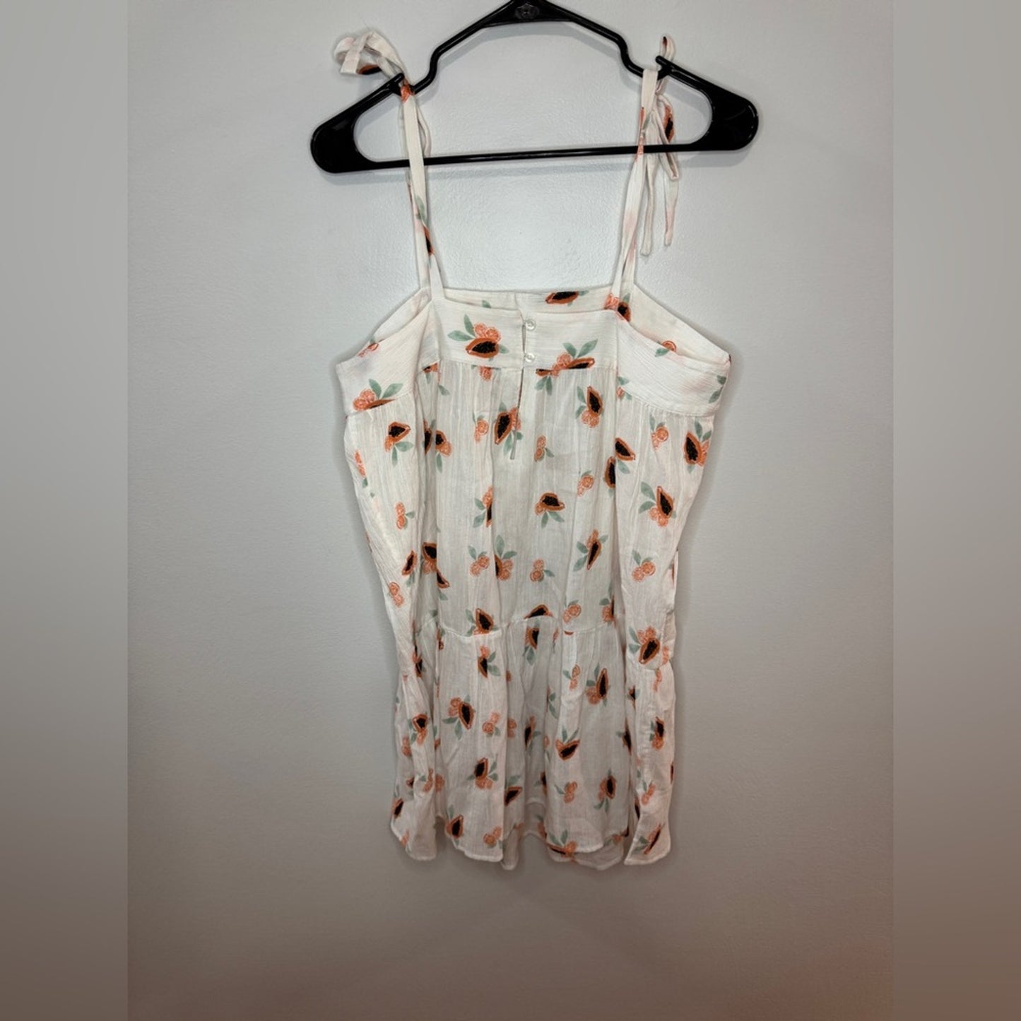 NWT MD LOFT Beach White Tie Top Dress