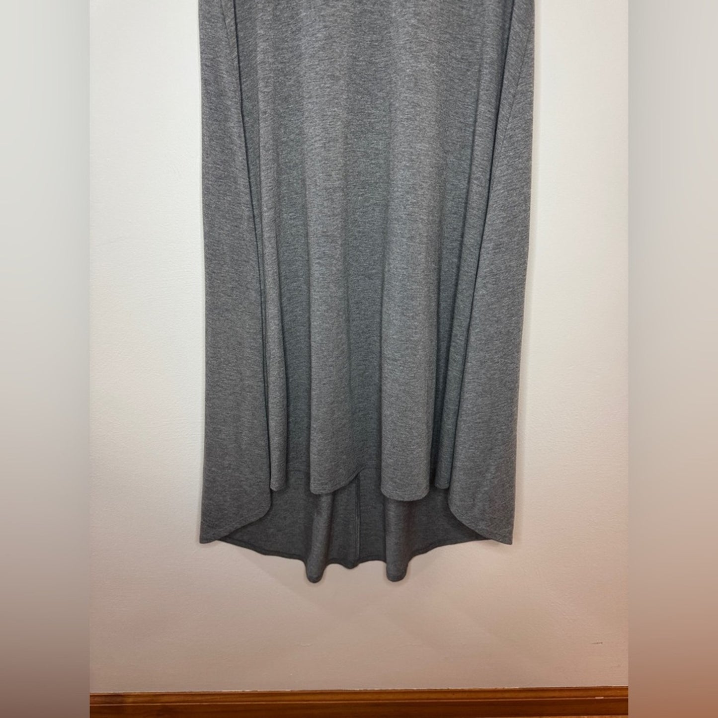 Pre-Owned XXS Lularoe Heather Grey Cap Sleeve Pocket T-Shirt Dress