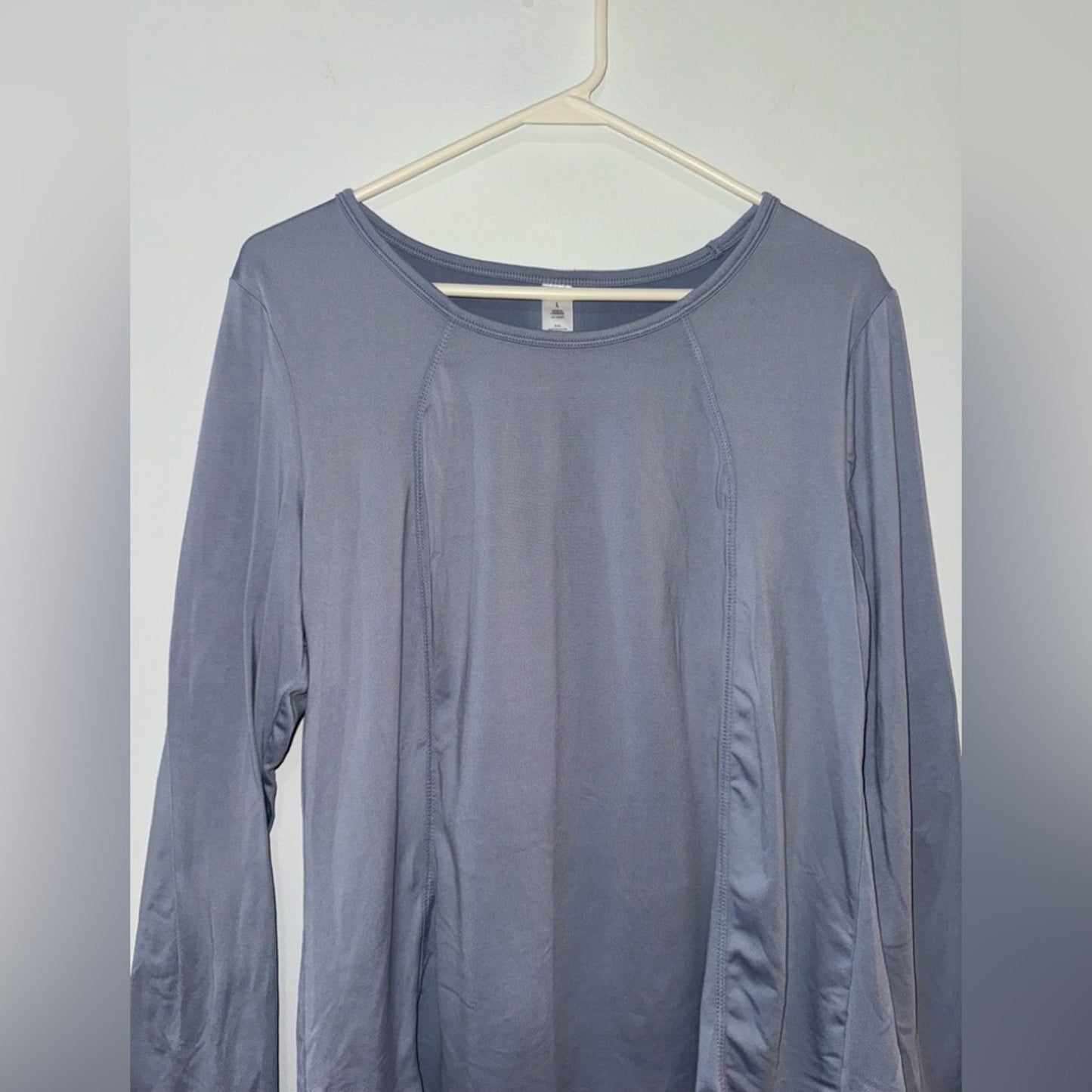 Pre-Owned LG Yogalicious Purple Long Sleeve Athletic Shirt