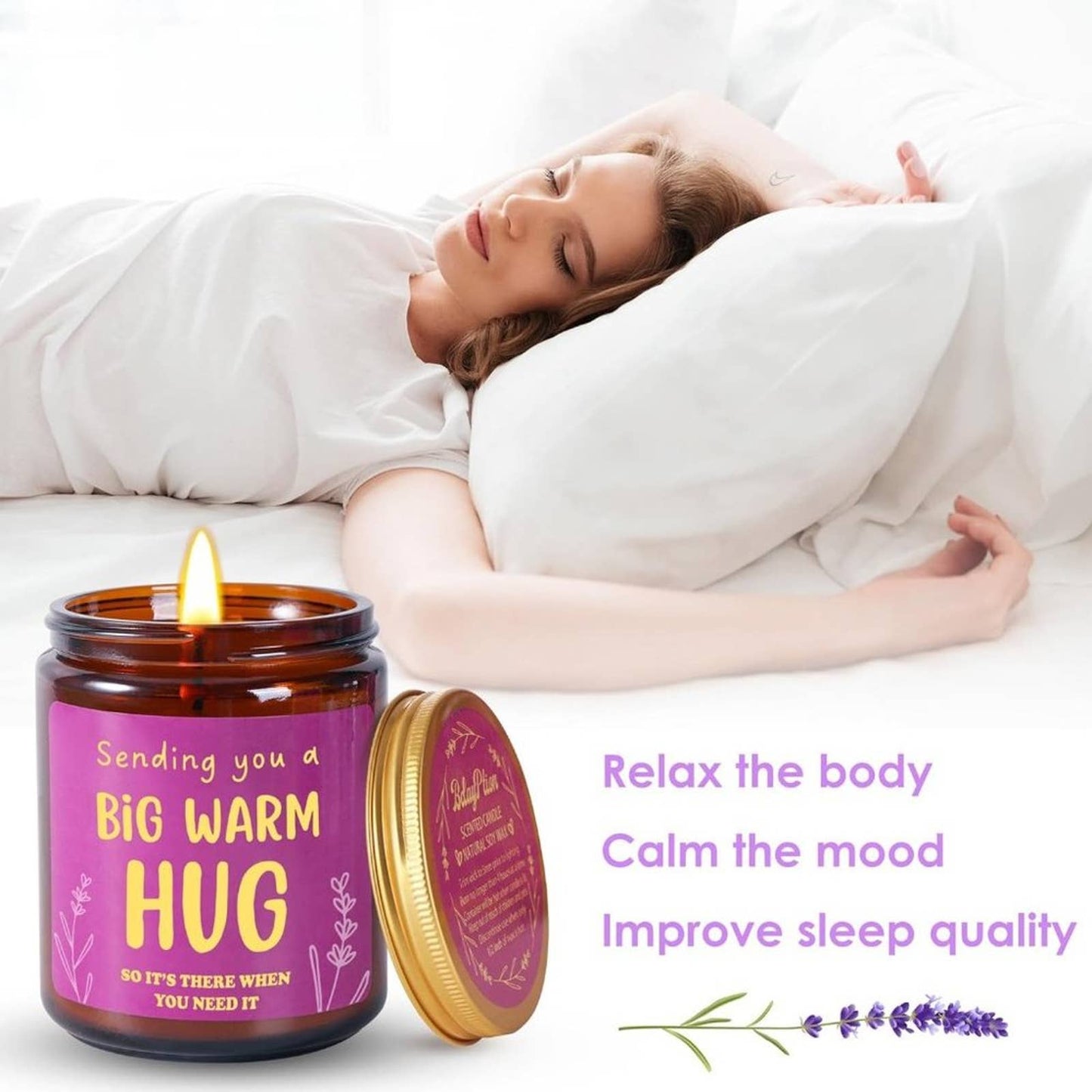 BdayPtion Thinking of You Gifts for Women, Feel Better Get Well Relaxing