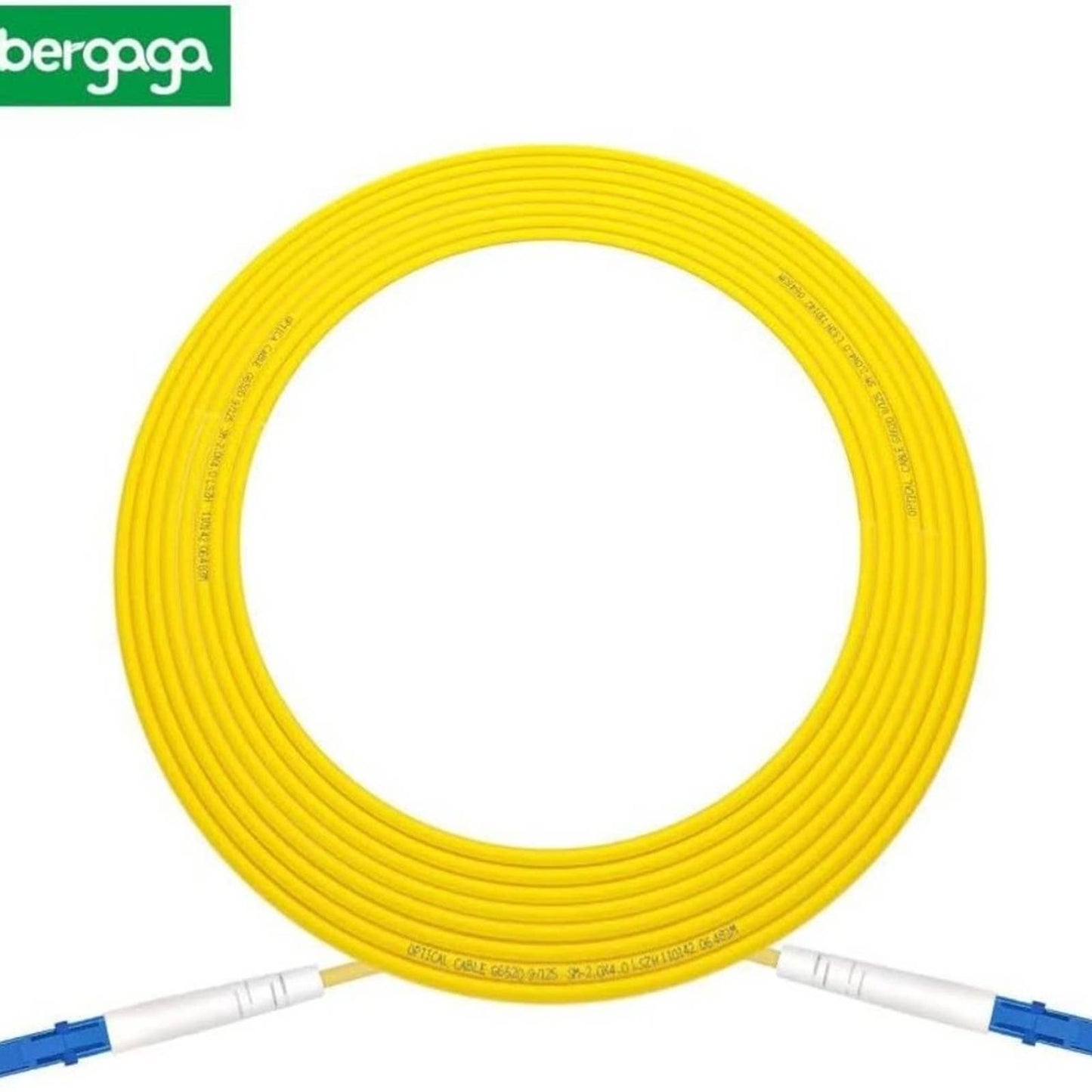 Fibergaga-2m(7ft) OS2 LC/UPC to LC/UPC Fiber Patch Cable, Simplex Single