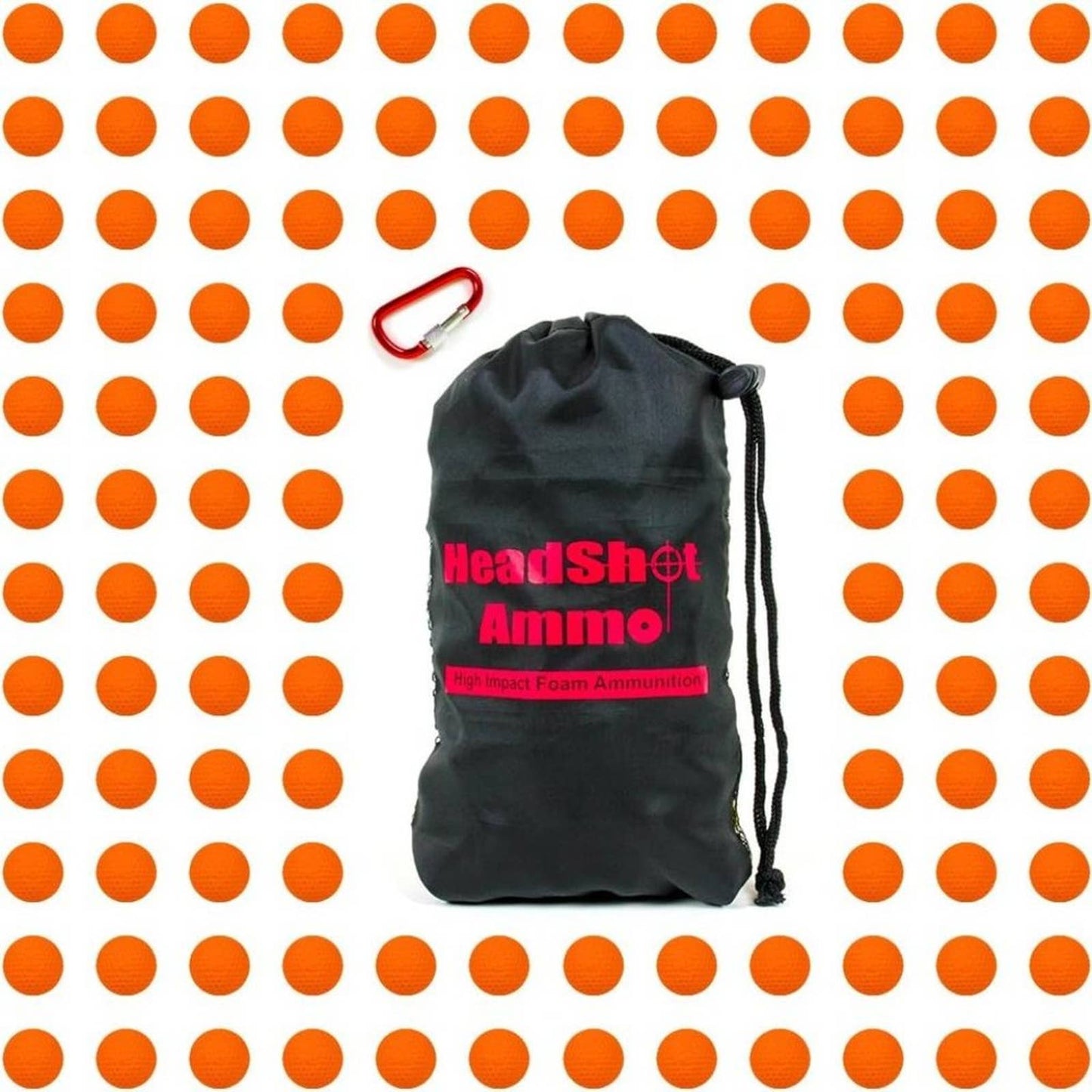 HeadShot Ammo Foam Balls for Toy Gun Refill Pack of Bullets Compatible with Nerf