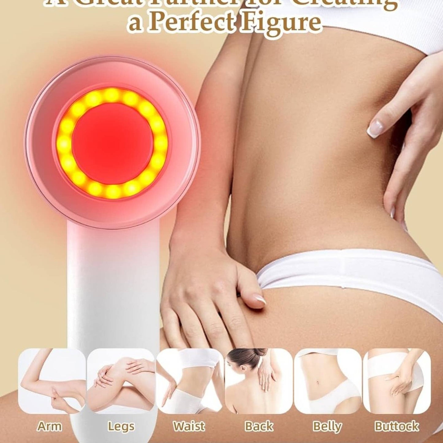 SENSIOHOME Body Sculpting Machine - Cellulite Massager, Handheld Body Cellulite