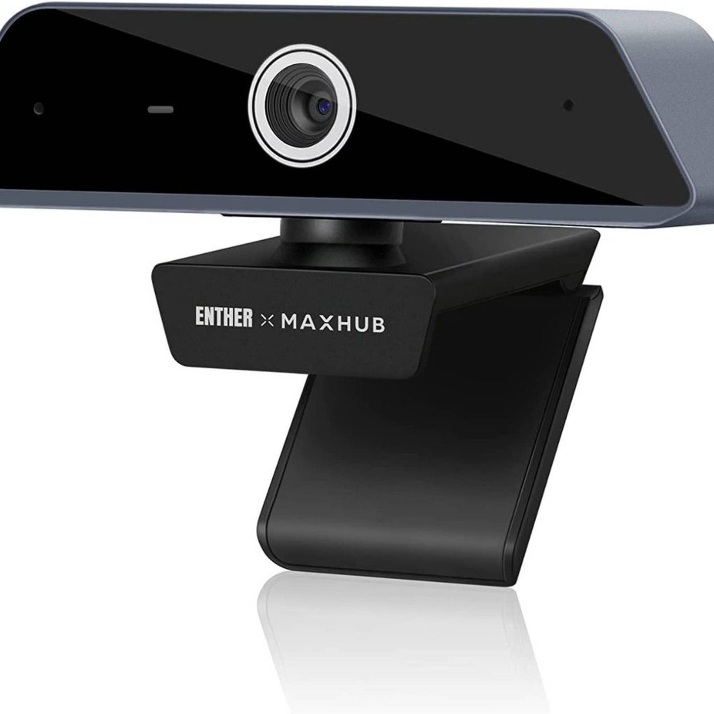 Enther & MAXHUB Webcam 4k, Webcam with Microphone for Computer with Noise Cancel