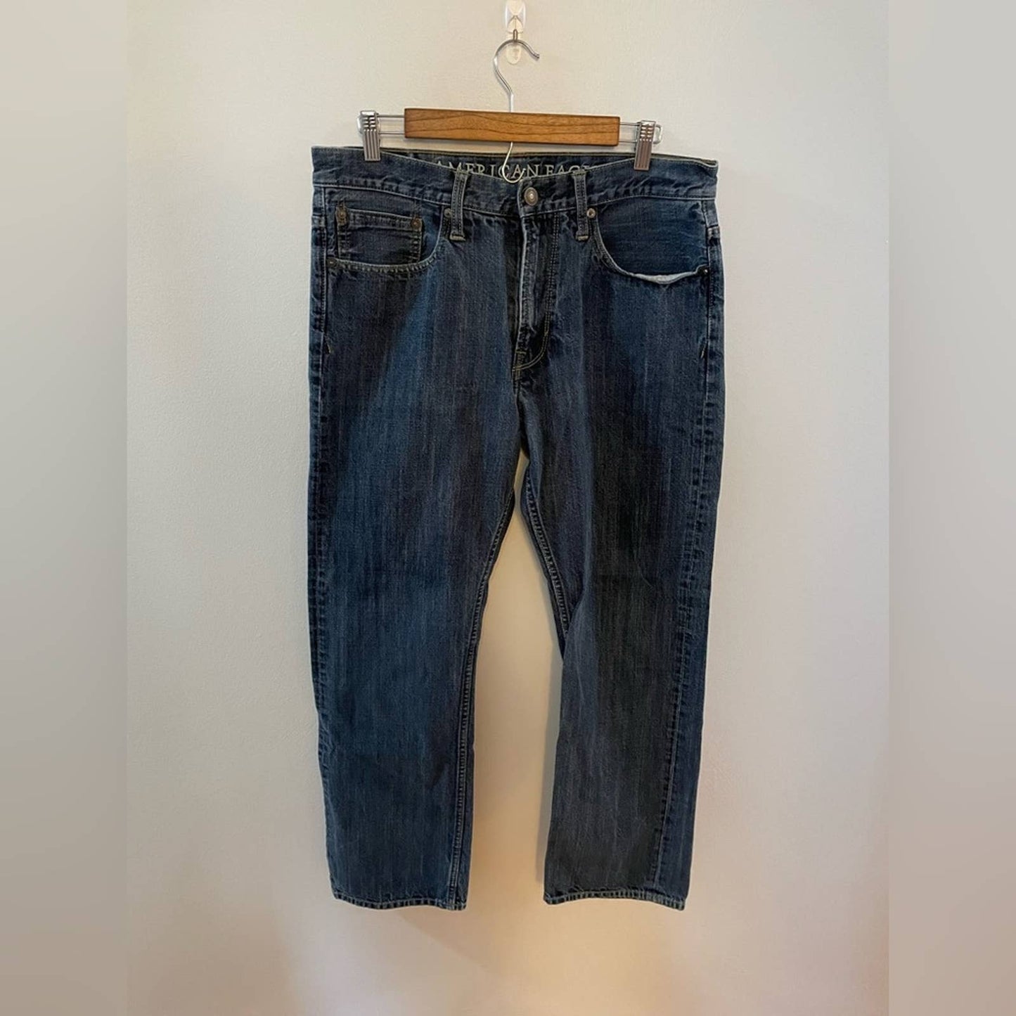 Size 34/32 American Eagle AE Dark Blue Jeans