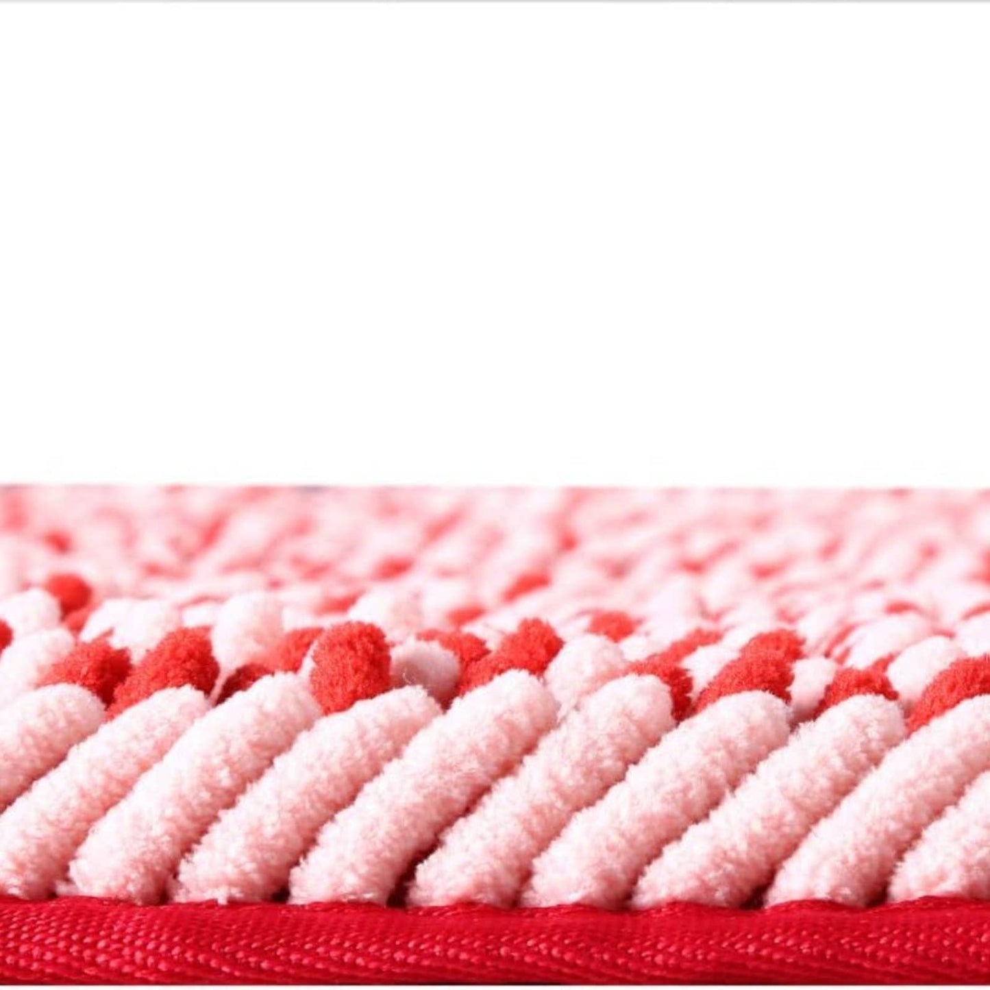 NUOVARUGS Bathroom Rug Anti-Slip Chenille Bath Mat Soft and Cozy Super Absorbent
