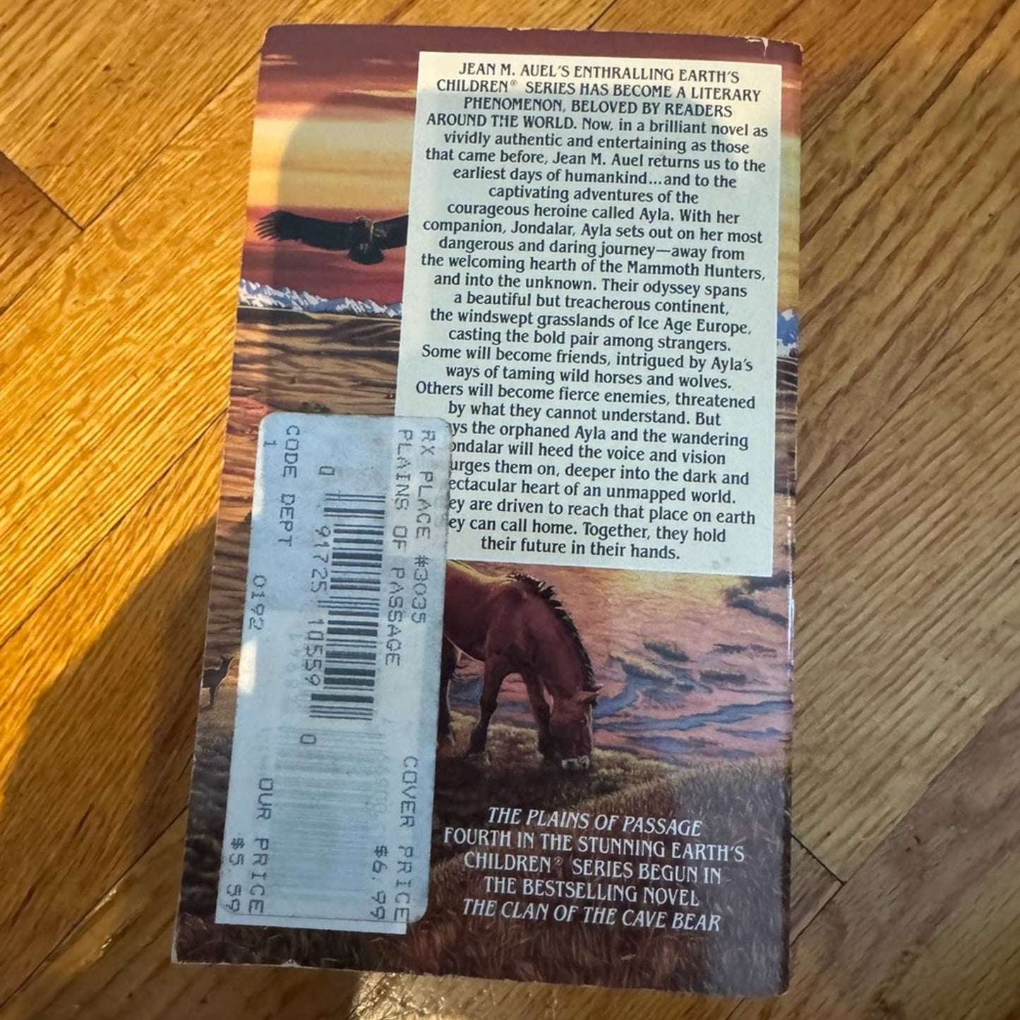 The Plains of Passage by Jean M. Auel Paperback Book