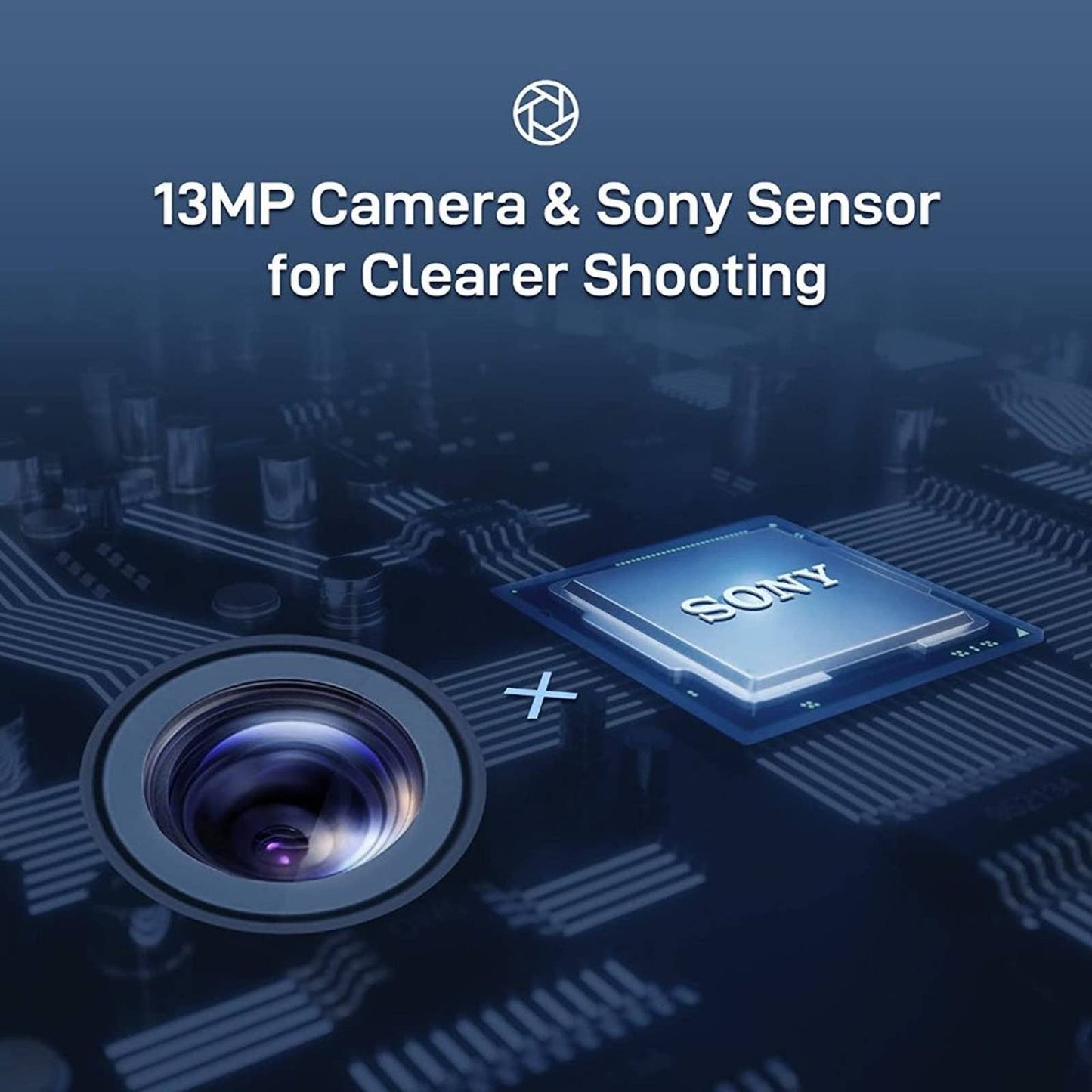 Enther & MAXHUB Webcam 4k, Webcam with Microphone for Computer with Noise Cancel