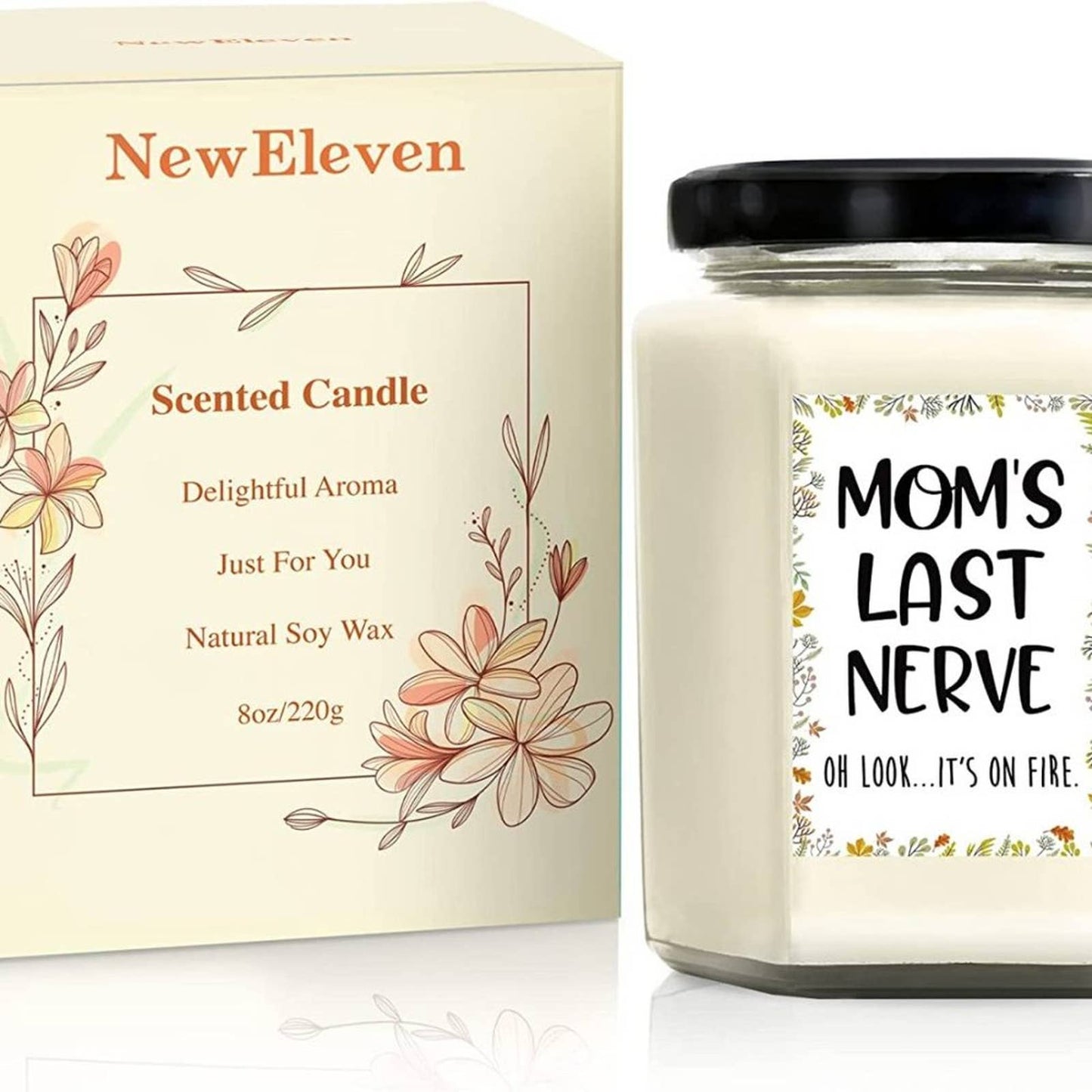 Gifts for Mom from Daughter, Son, Kids - 8oz Lavender Candle