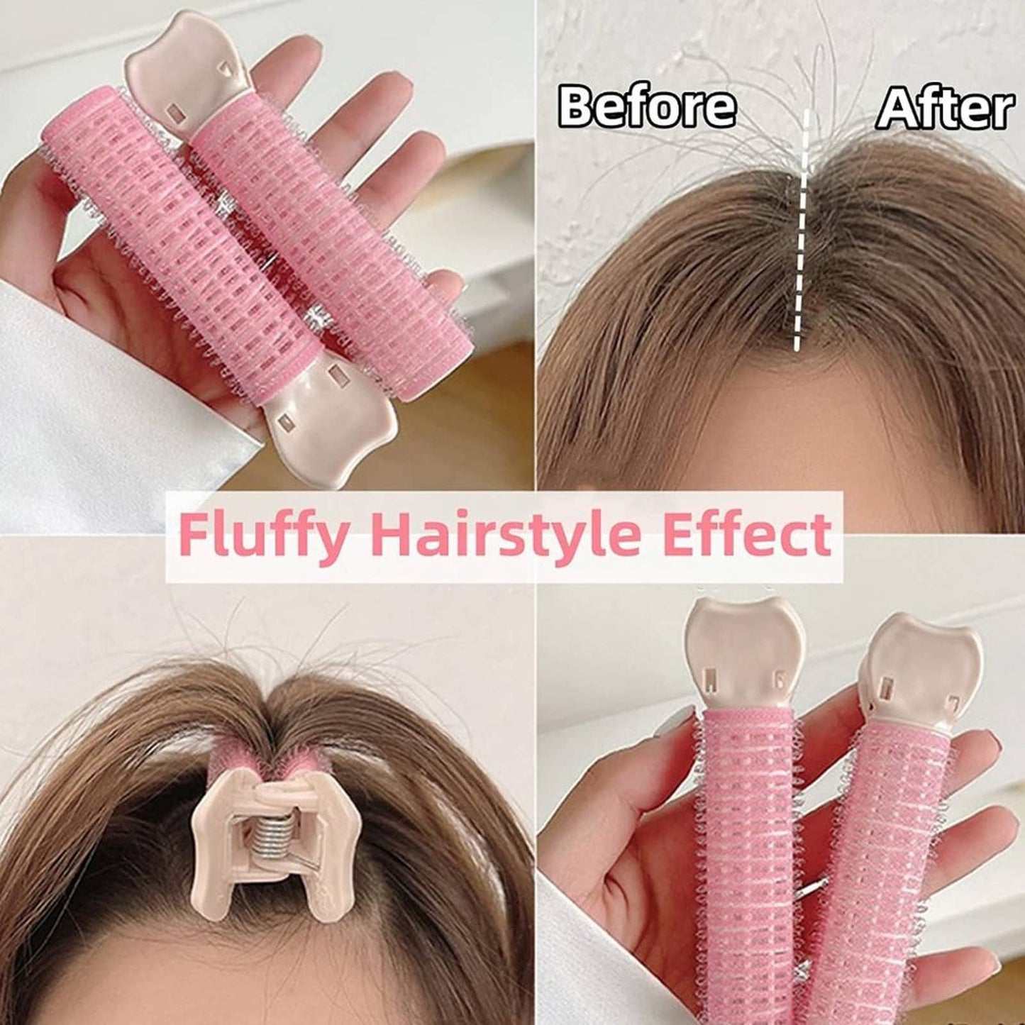 Volumizing Hair Clips, Volumizing Hair Root Clips, 2 PK PInk