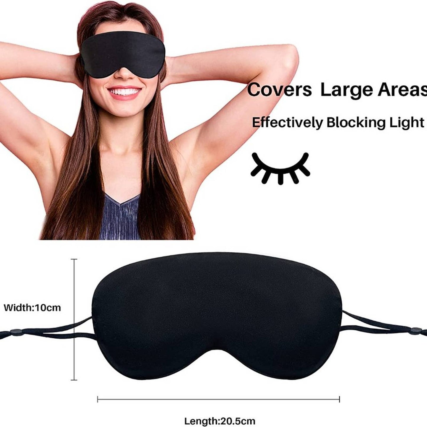 Sleep Mask Eye Mask - Sleeping Mask Eye Mask for Sleeping Sleep Masks