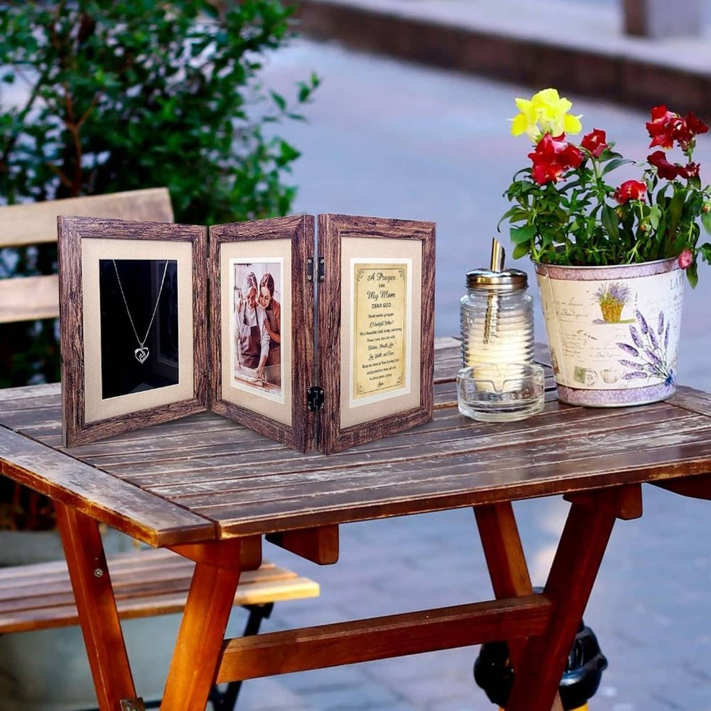 Gifts for Mom - Rustic Brown Picture Frame