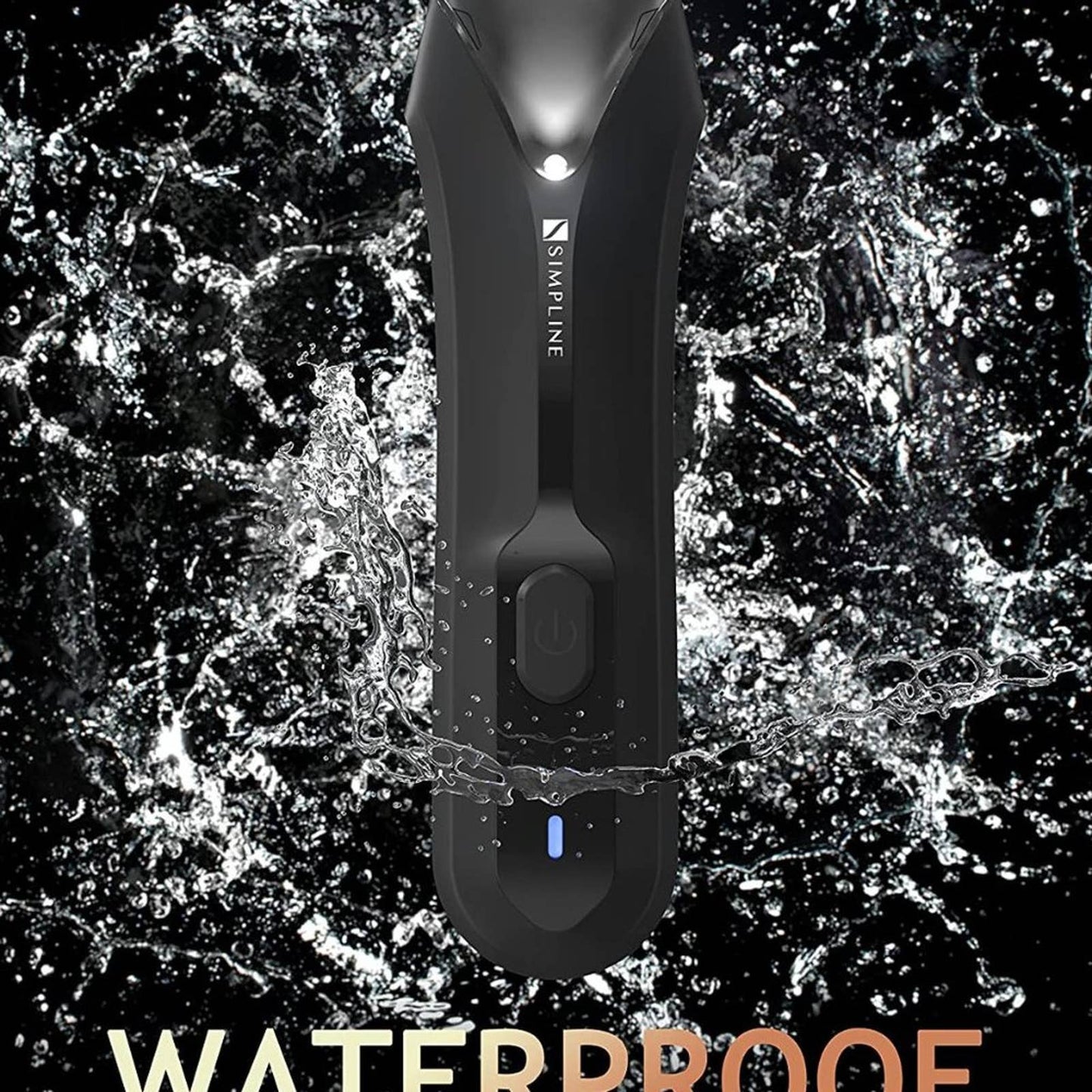 Body Hair Trimmer for Men with Led Light, Waterproof