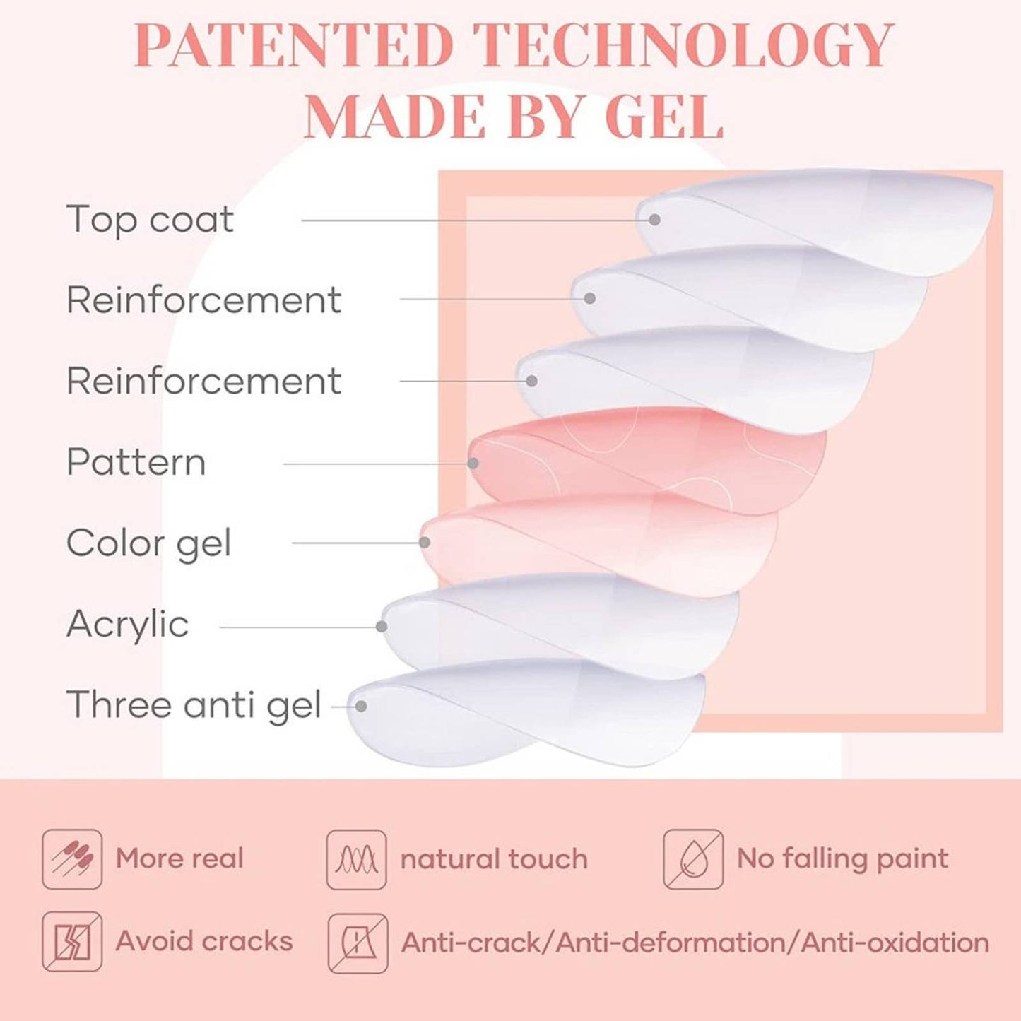 Press on nails French tip Medium Coffin Nails Green False Nails