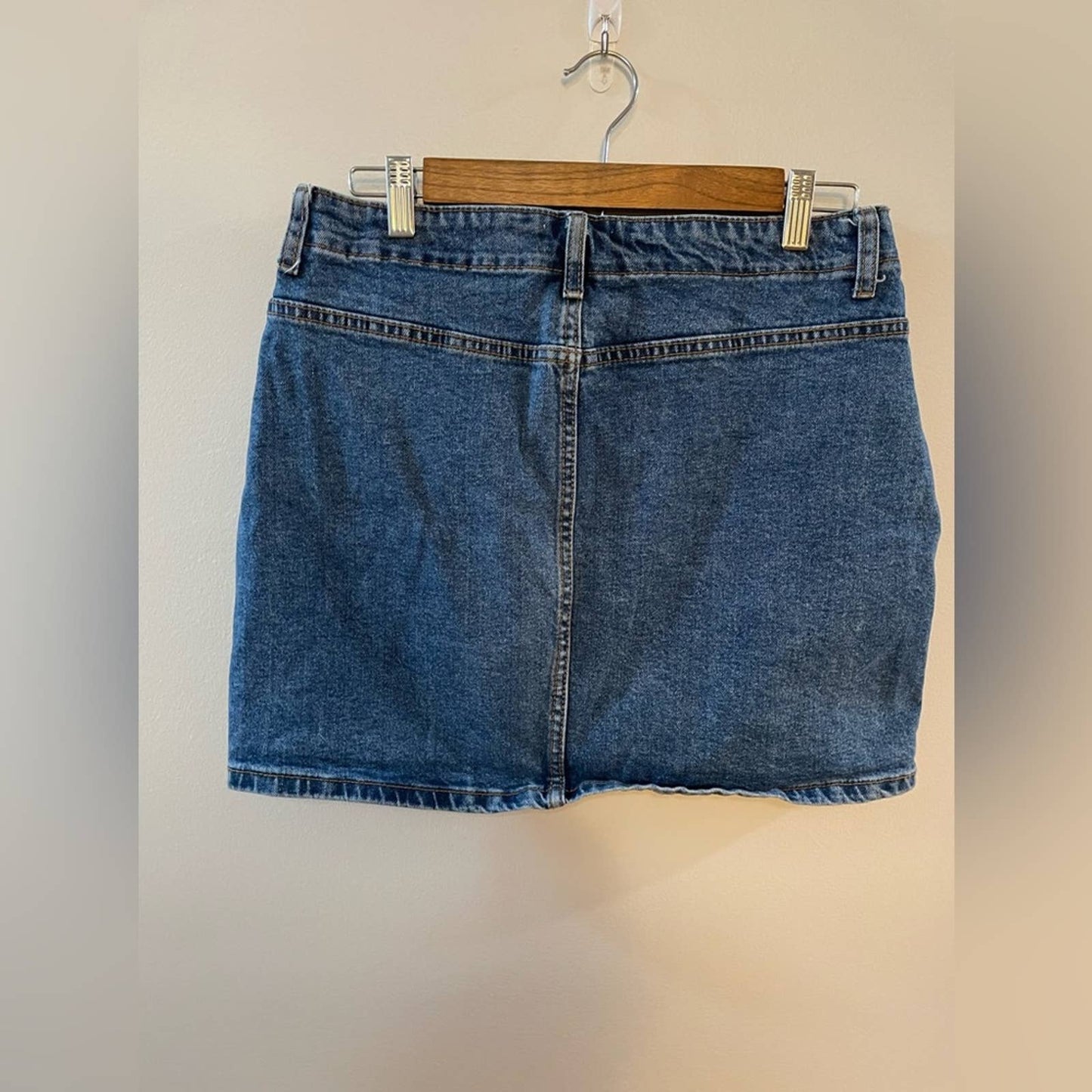 MD Garage Button-up Denim Skirt