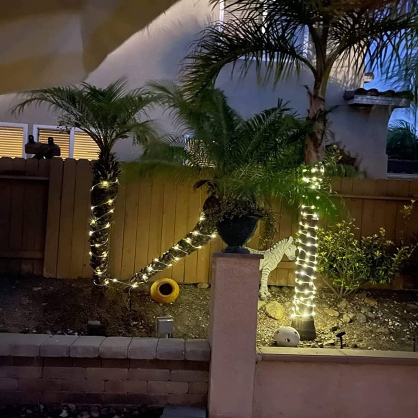 Solar Rope Light Waterproof IP65 39FT 100LEDs Outdoor LED Solar Outdoor