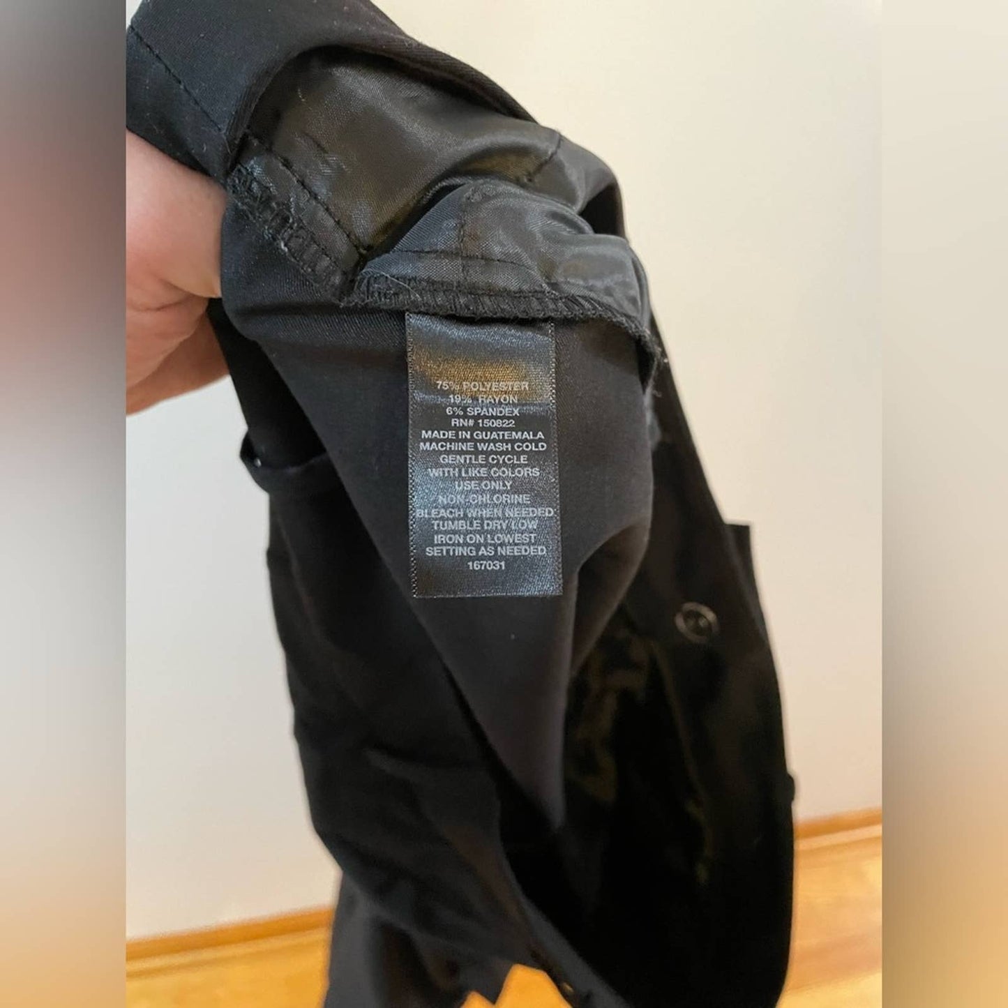 Size 14P Short Worthington Black Trousers