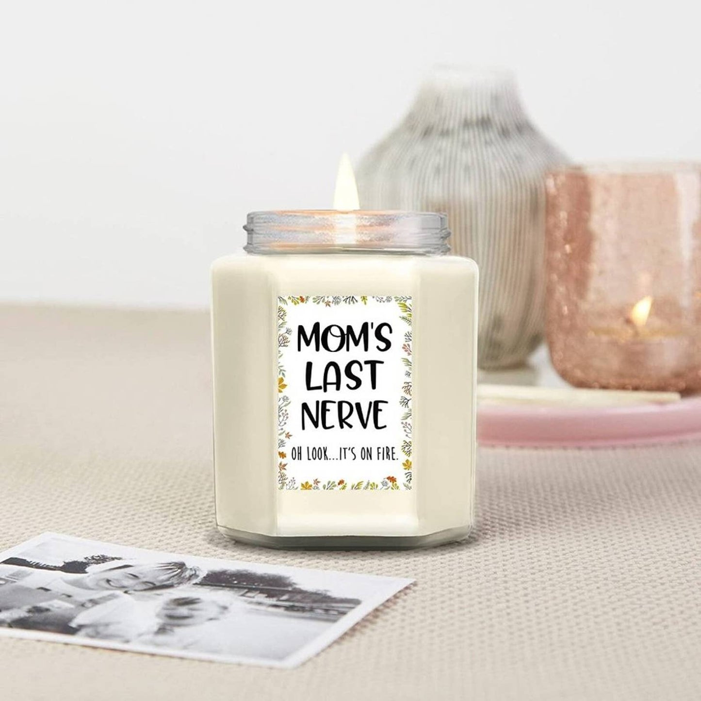 Gifts for Mom from Daughter, Son, Kids - 8oz Lavender Candle