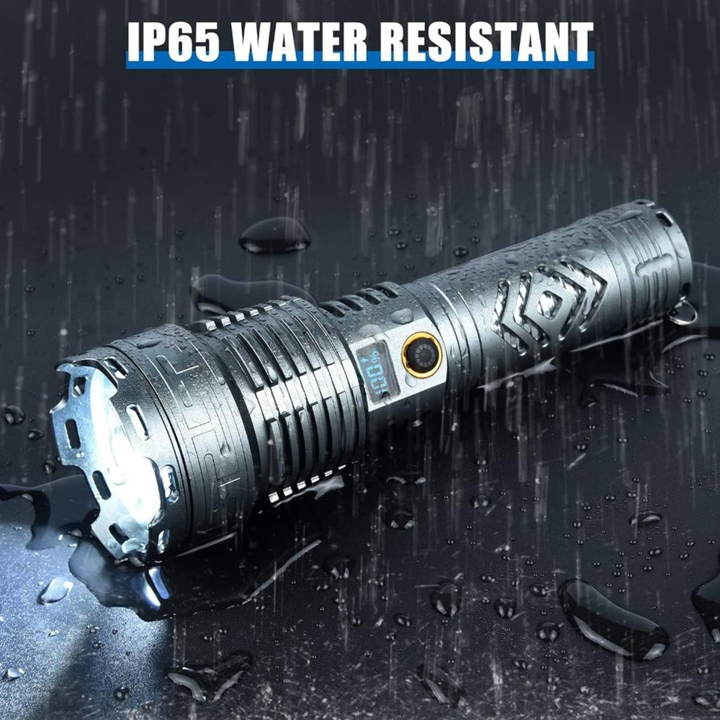 Zavuxo Flashlights High Lumens Rechargeable LED Flashlight, Super Bright