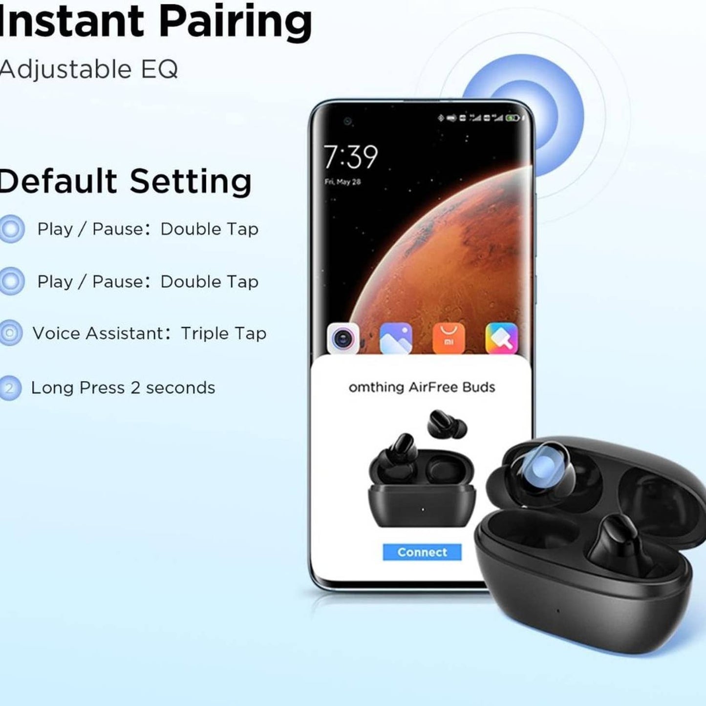 1MORE Omthing AirFree Buds, Wireless Earbuds Bluetooth 5.3 Headphones