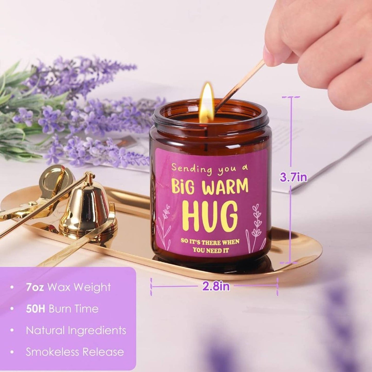 BdayPtion Thinking of You Gifts for Women, Feel Better Get Well Relaxing