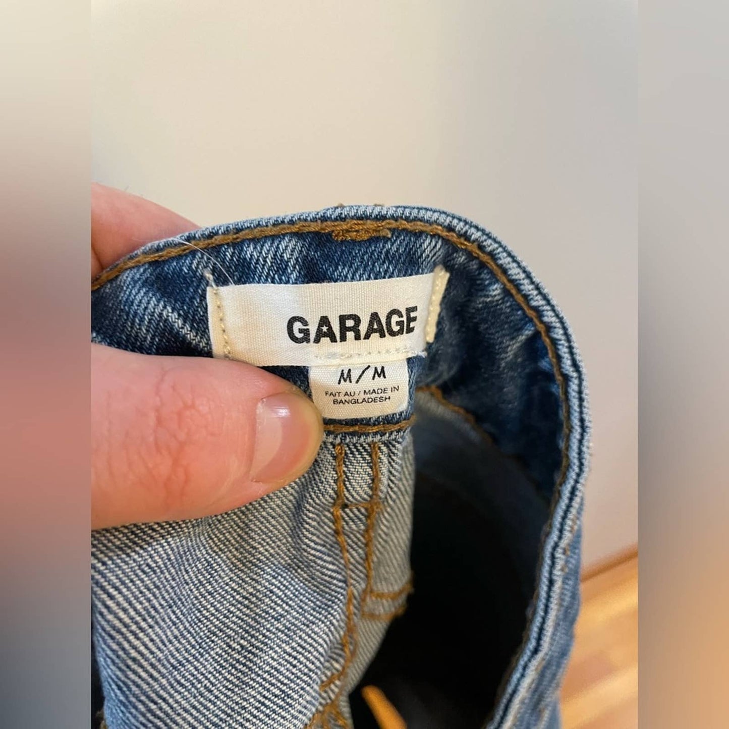 MD Garage Button-up Denim Skirt