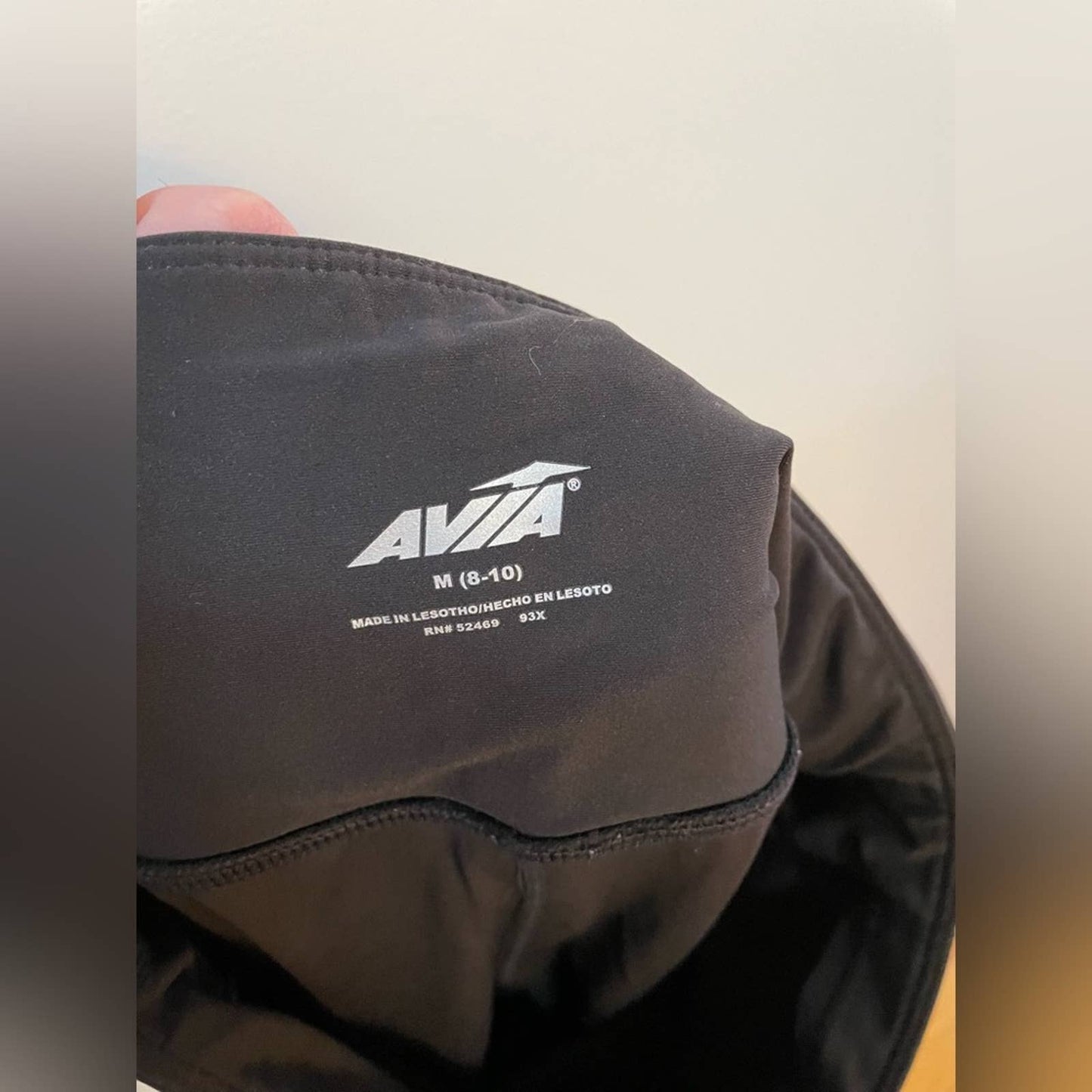 MD AVIA Black Athletic Leggings