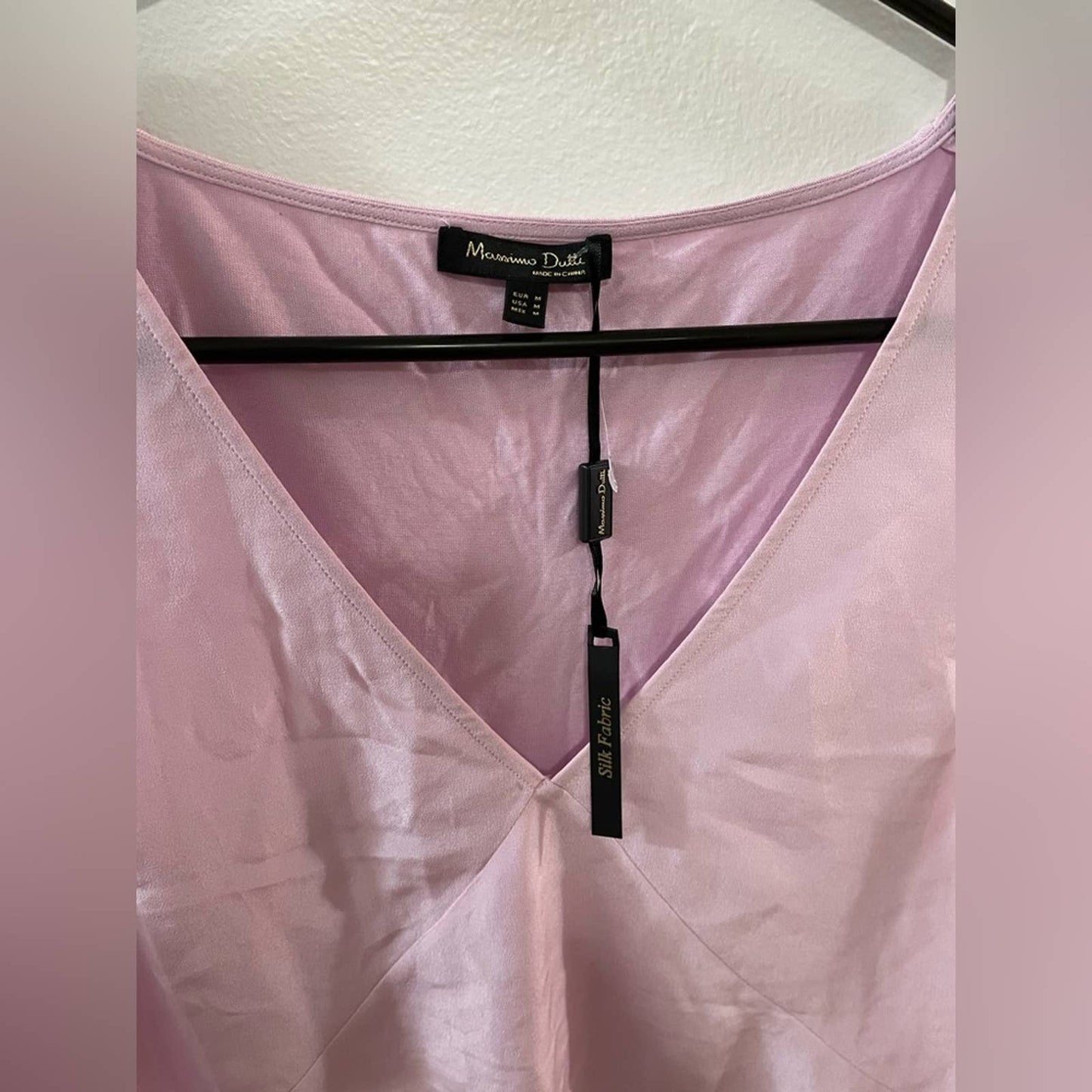 NWT MD Purple Massimo Dutti Silk Tank Top