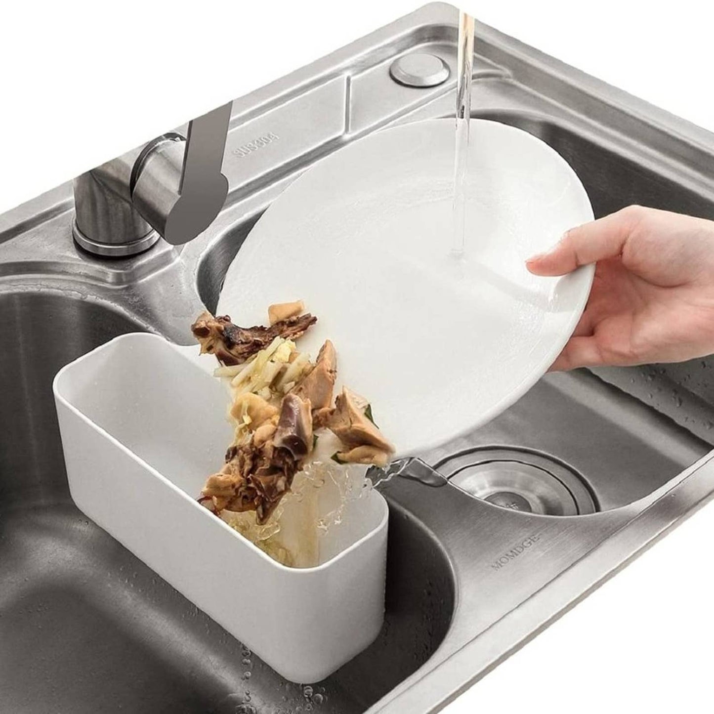 Sink Drain Strainer Basket Kitchen Food Waste Leftovers Food Catcher Garbage