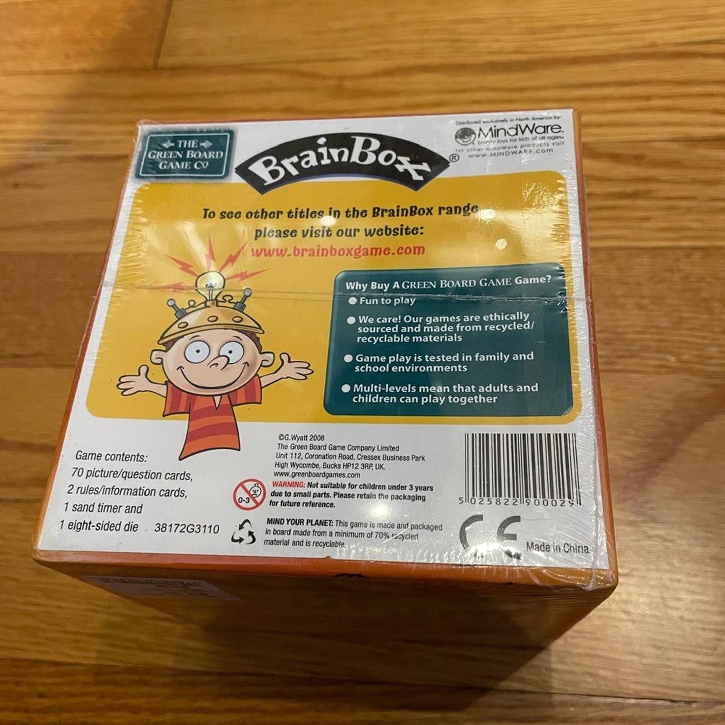 NWT BrainBox Animal Card Game