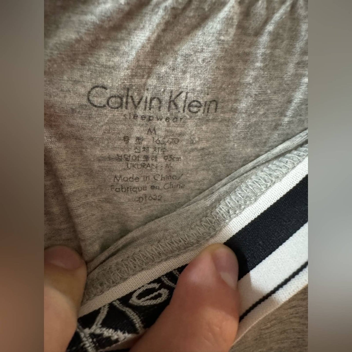 MD Calvin Klein Grey Sleepwear Pants