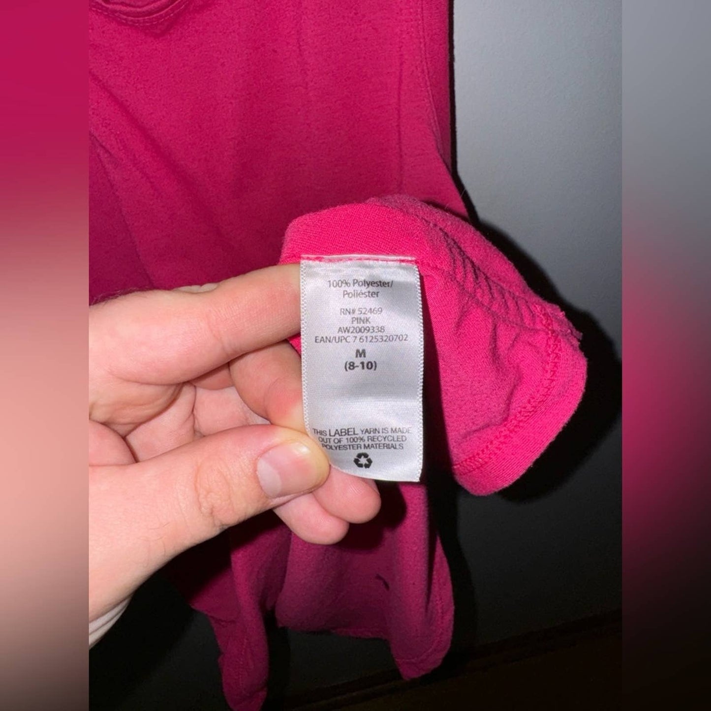 MD Athletic Works Pink Tank Top