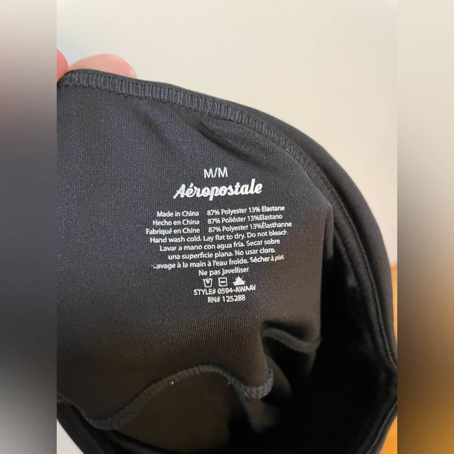 MD Aero Athletic Black Leggings