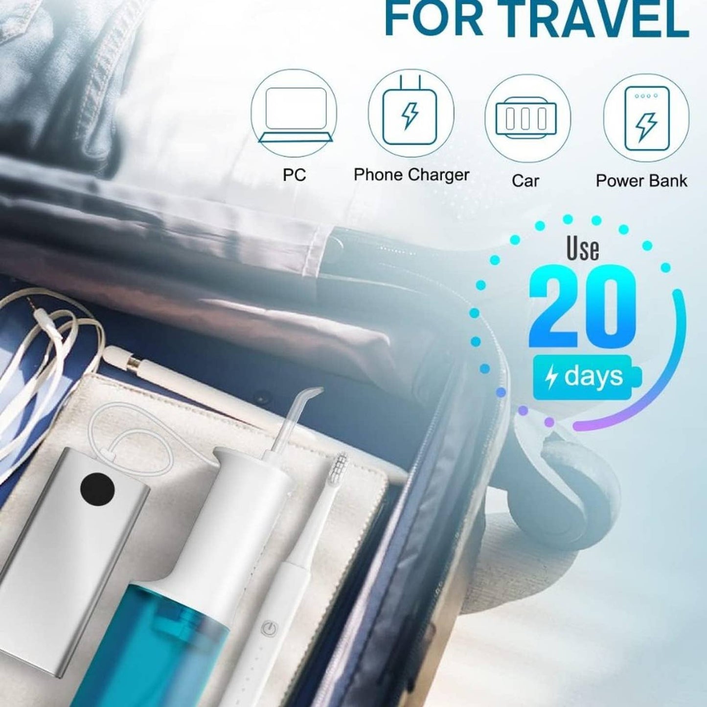 Electric Toothbrush and Water Flossers for Teeth,Gift Set for Men Women