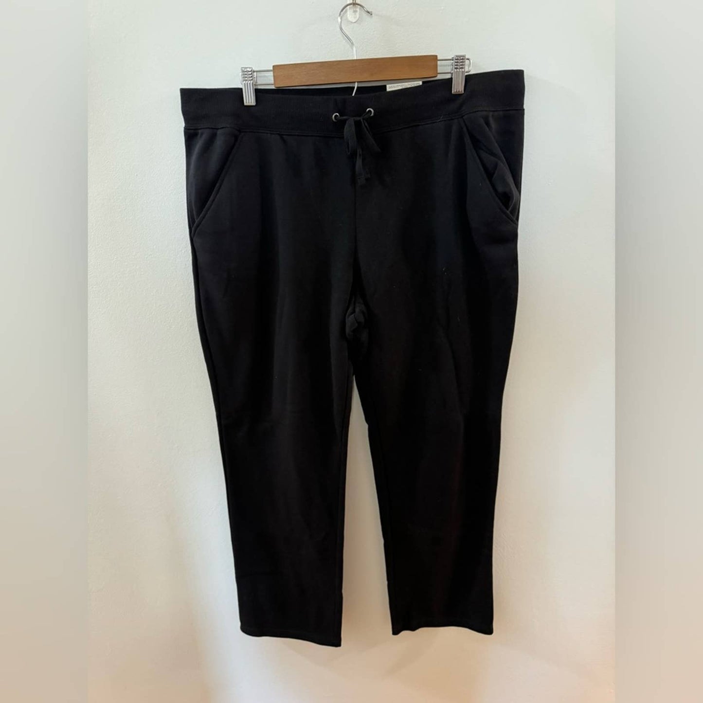 NWT XL Straight St John’s Bay Black Mid-Rise Pants