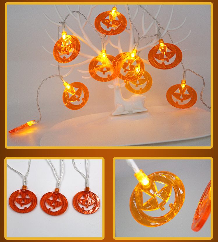 Halloween Decoration Pumpkin Light LED String Lights Lantern